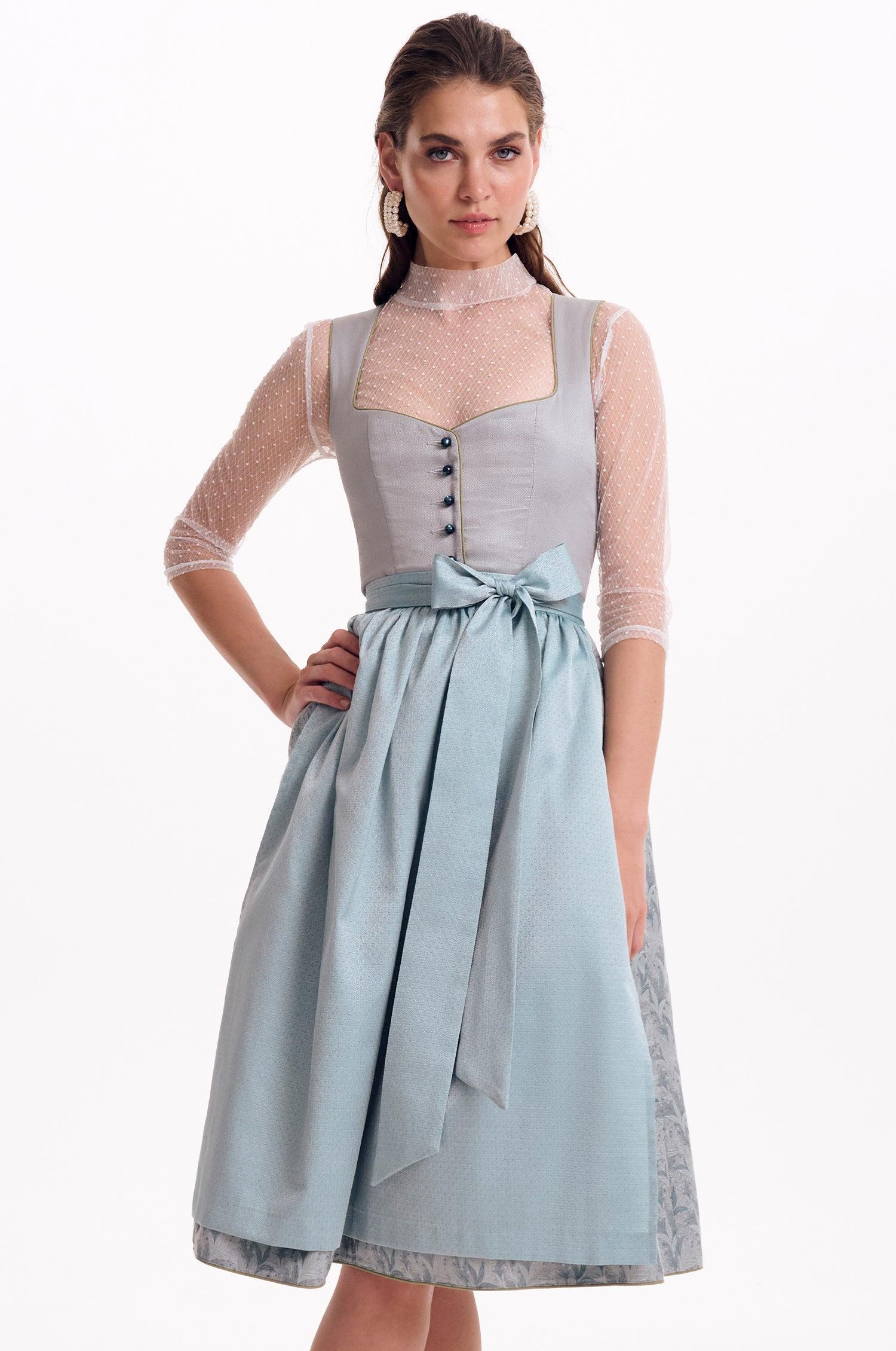 Dirndl Talea in Eisblau - TRACHT À PORTER