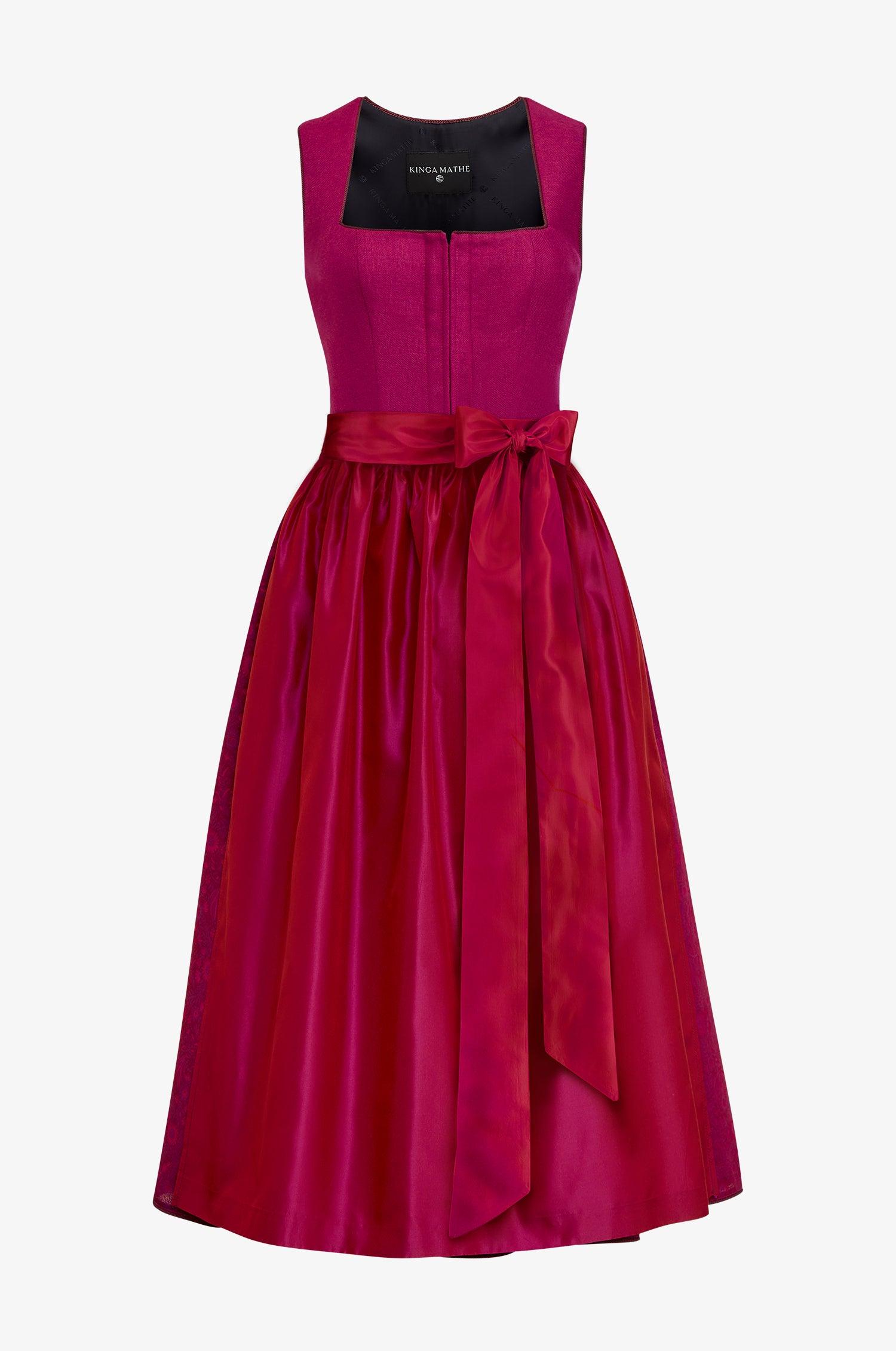 Dirndl Toledo in Fuchsia - TRACHT À PORTER