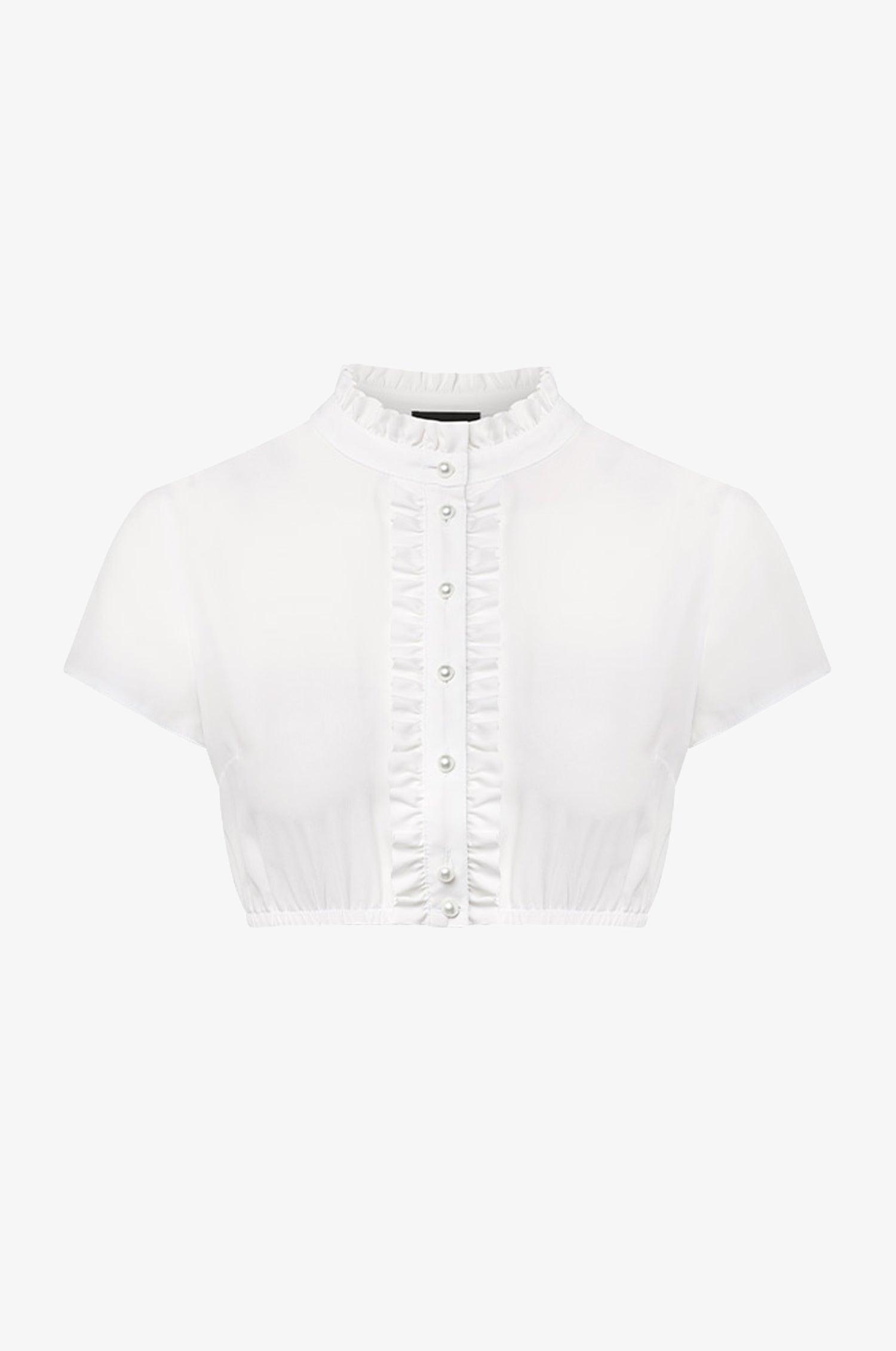 Dirndlbluse Bergamo in Ivory - TRACHT À PORTER