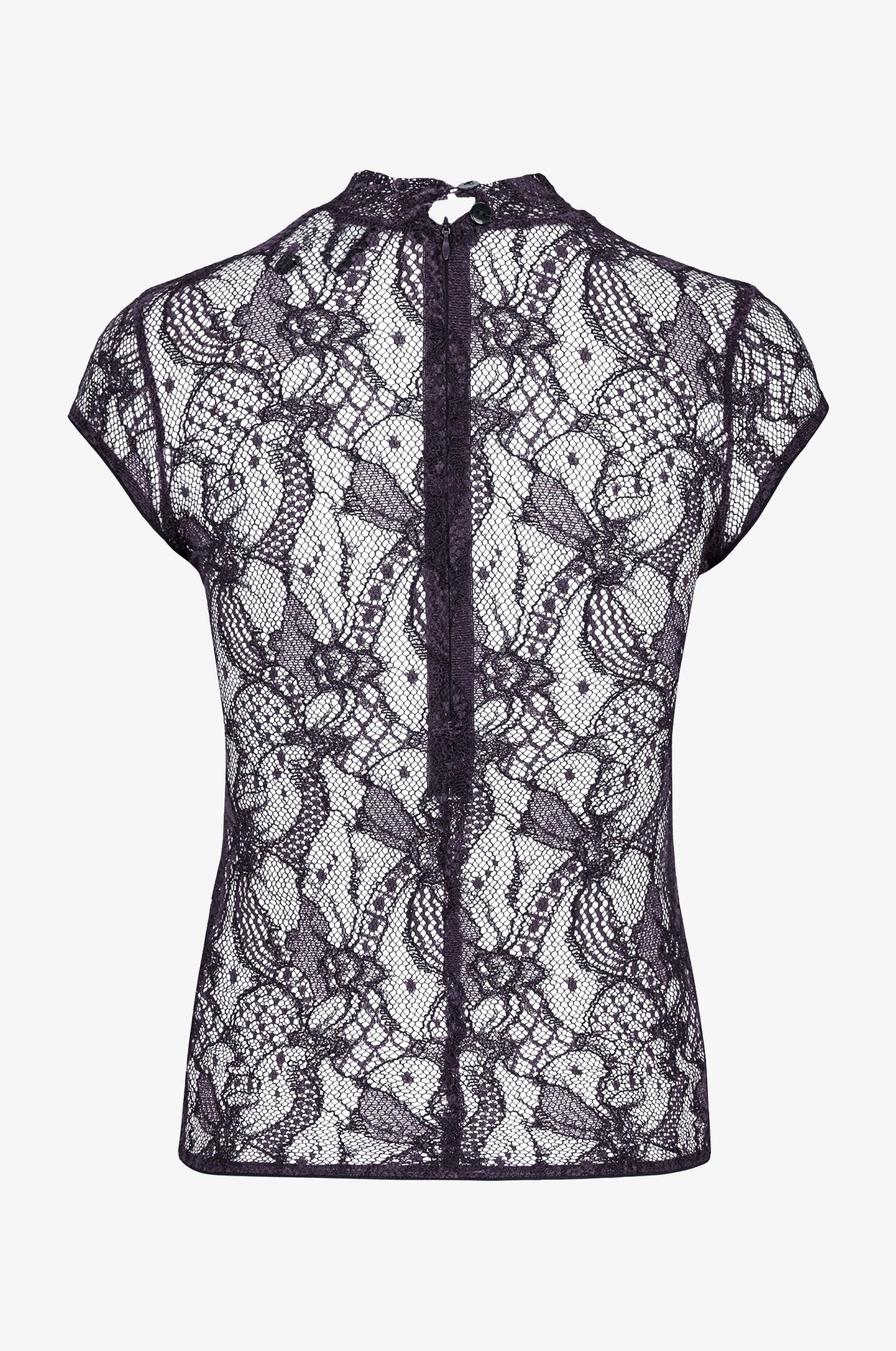 Top Charlotte in Aubergine - TRACHT À PORTER