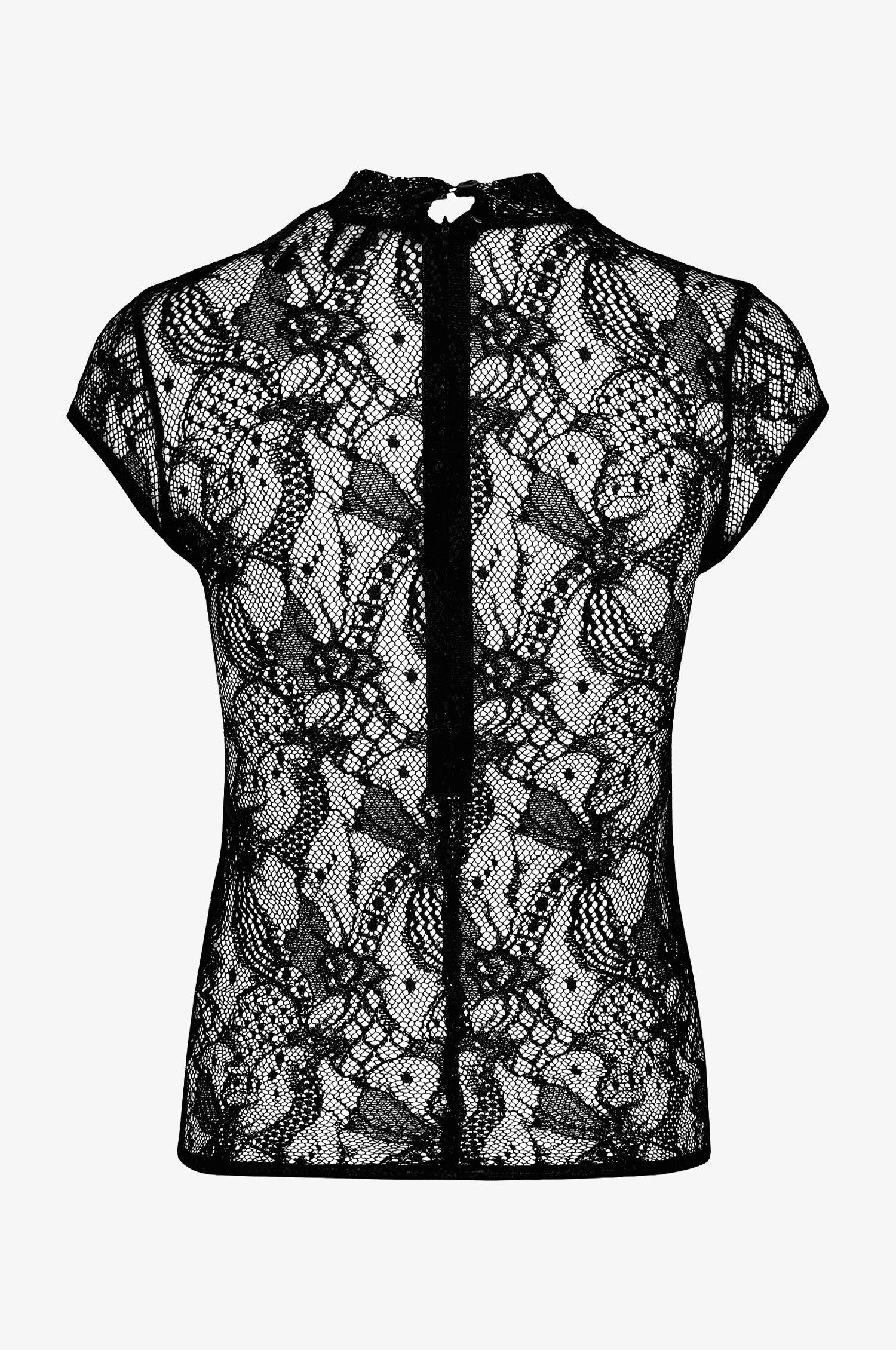 Top Charlotte in Schwarz - TRACHT À PORTER