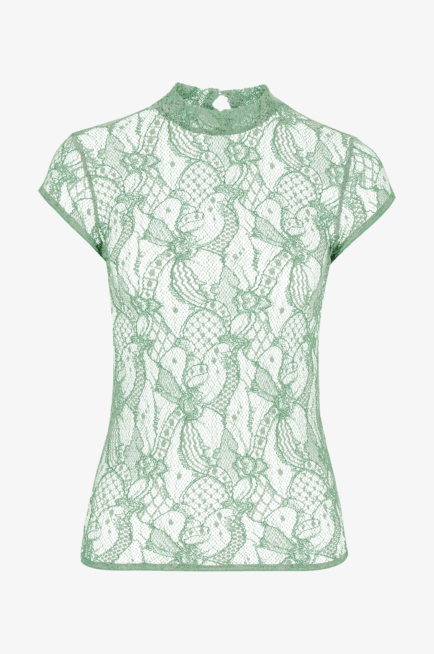 Top Charlotte in Mint - TRACHT À PORTER