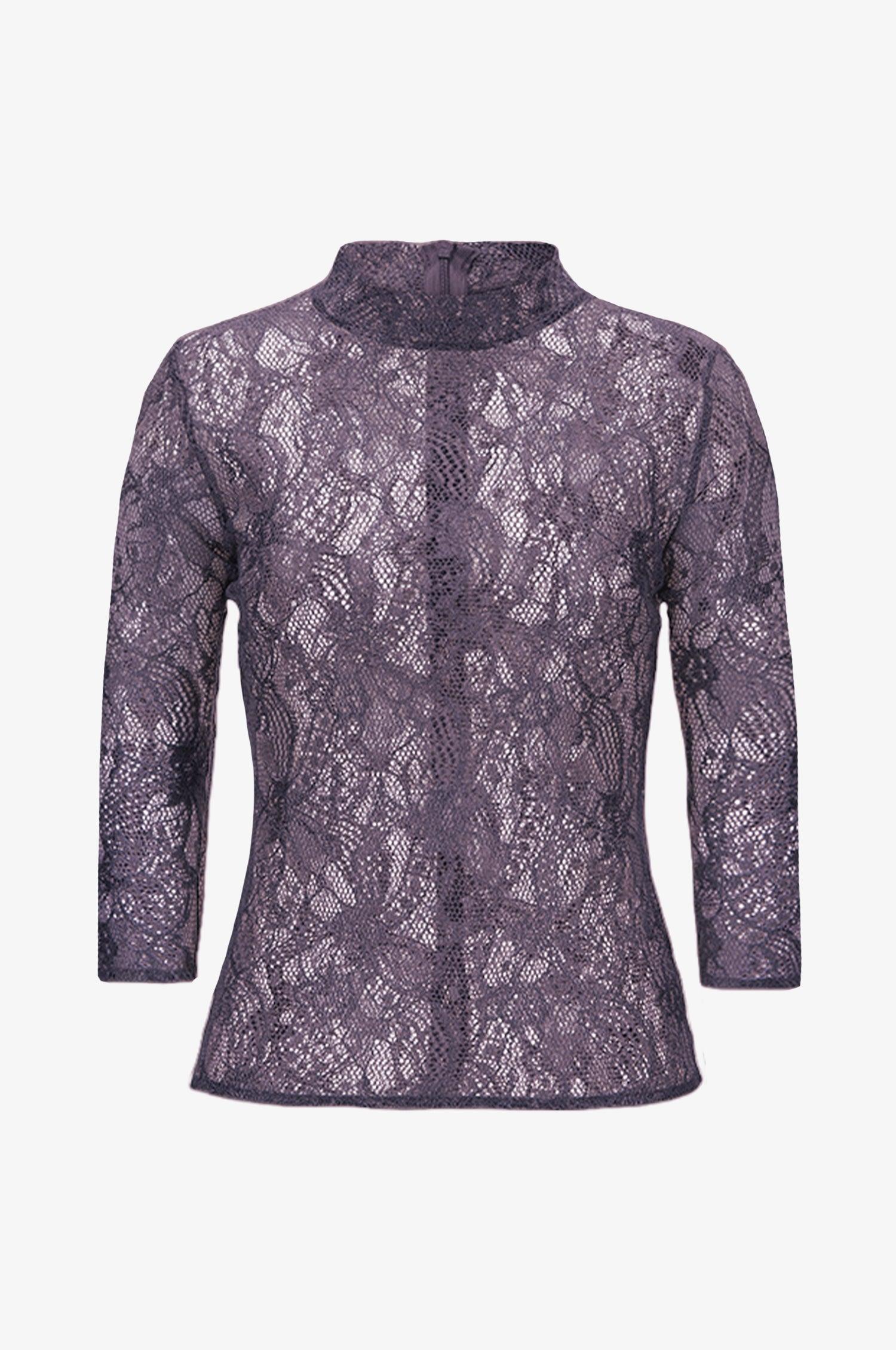 Top Lina in Aubergine - TRACHT À PORTER