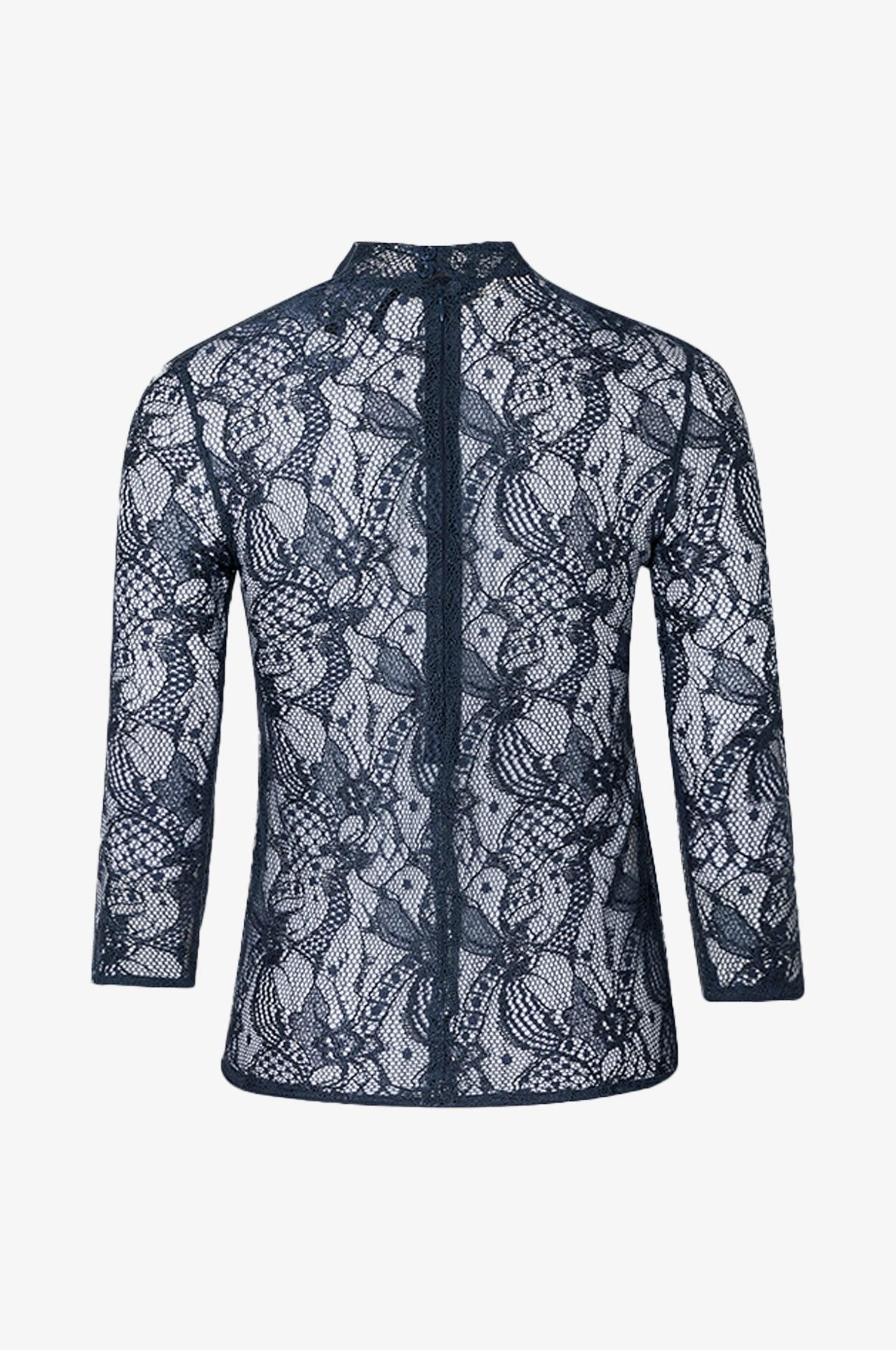 Top Lina in Marine - TRACHT À PORTER