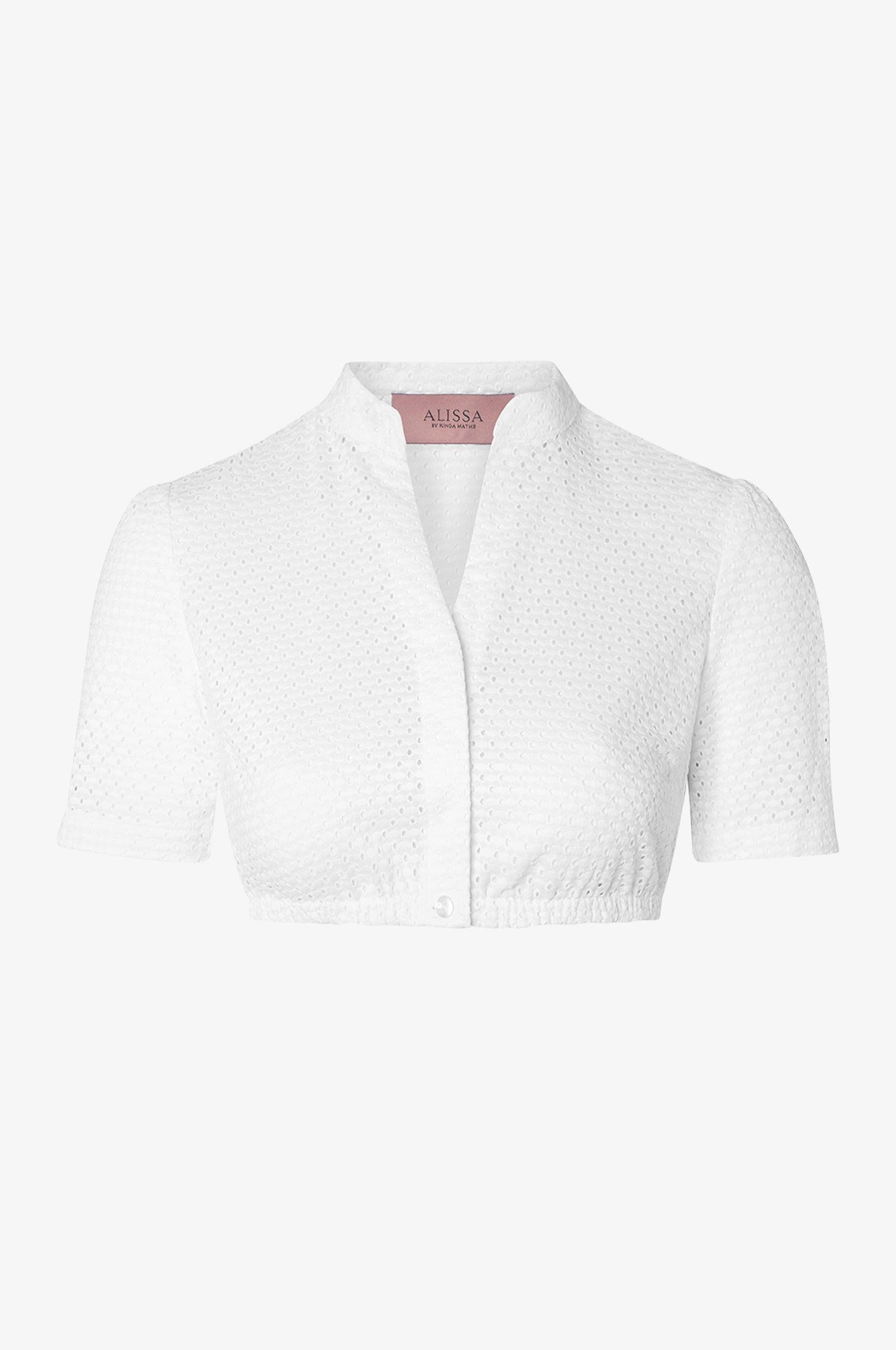 Dirndlbluse Suri in Weiß - TRACHT À PORTER