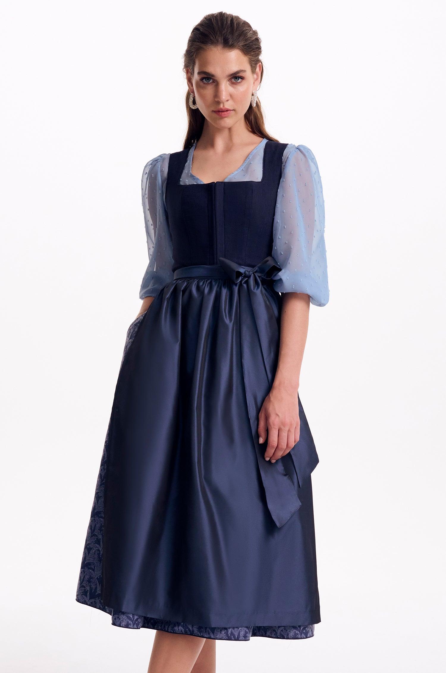 Dirndl Violet in Nachtblau - TRACHT À PORTER