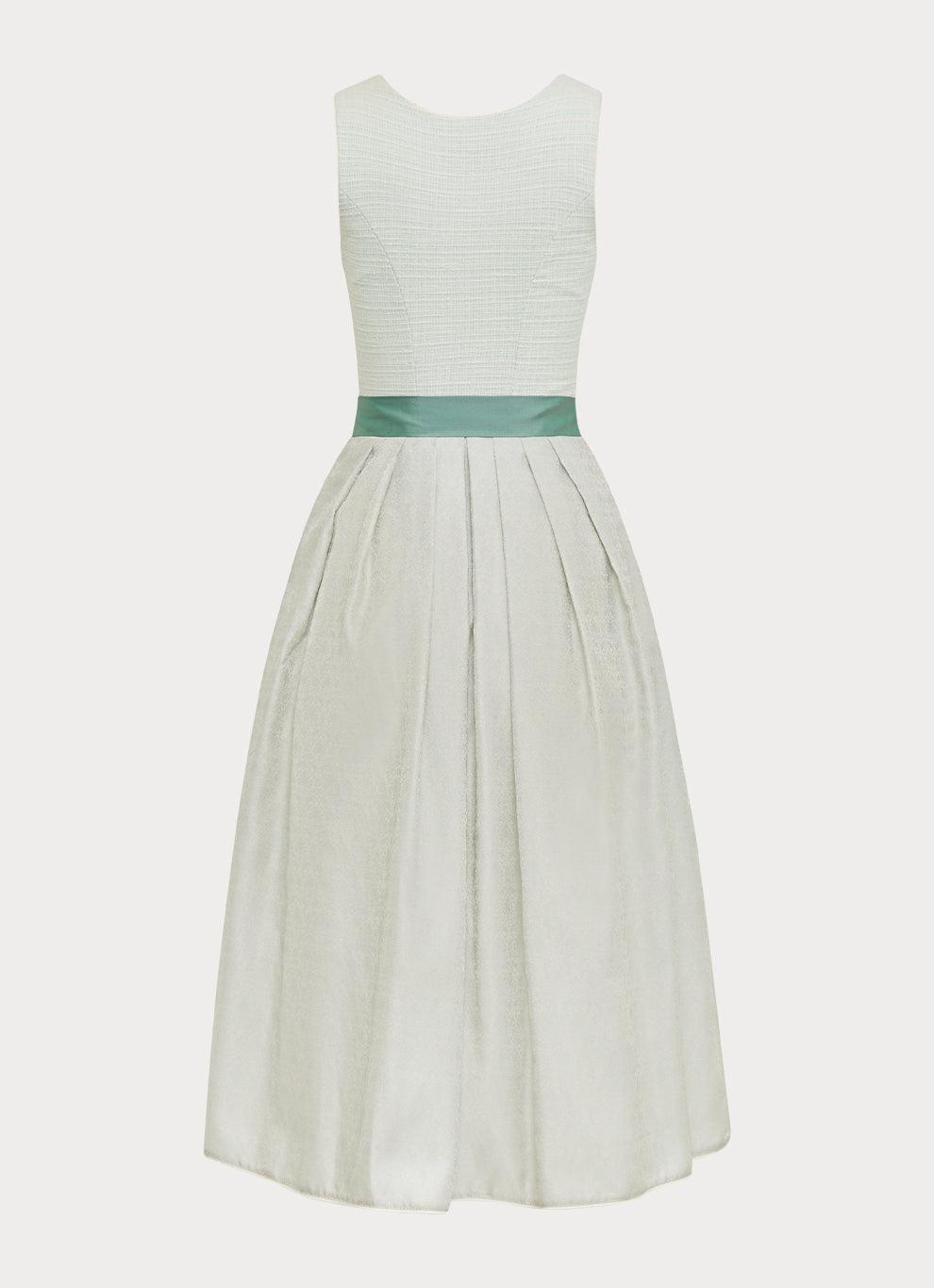 Dirndl Wanusa in Mint mit Knopfleiste