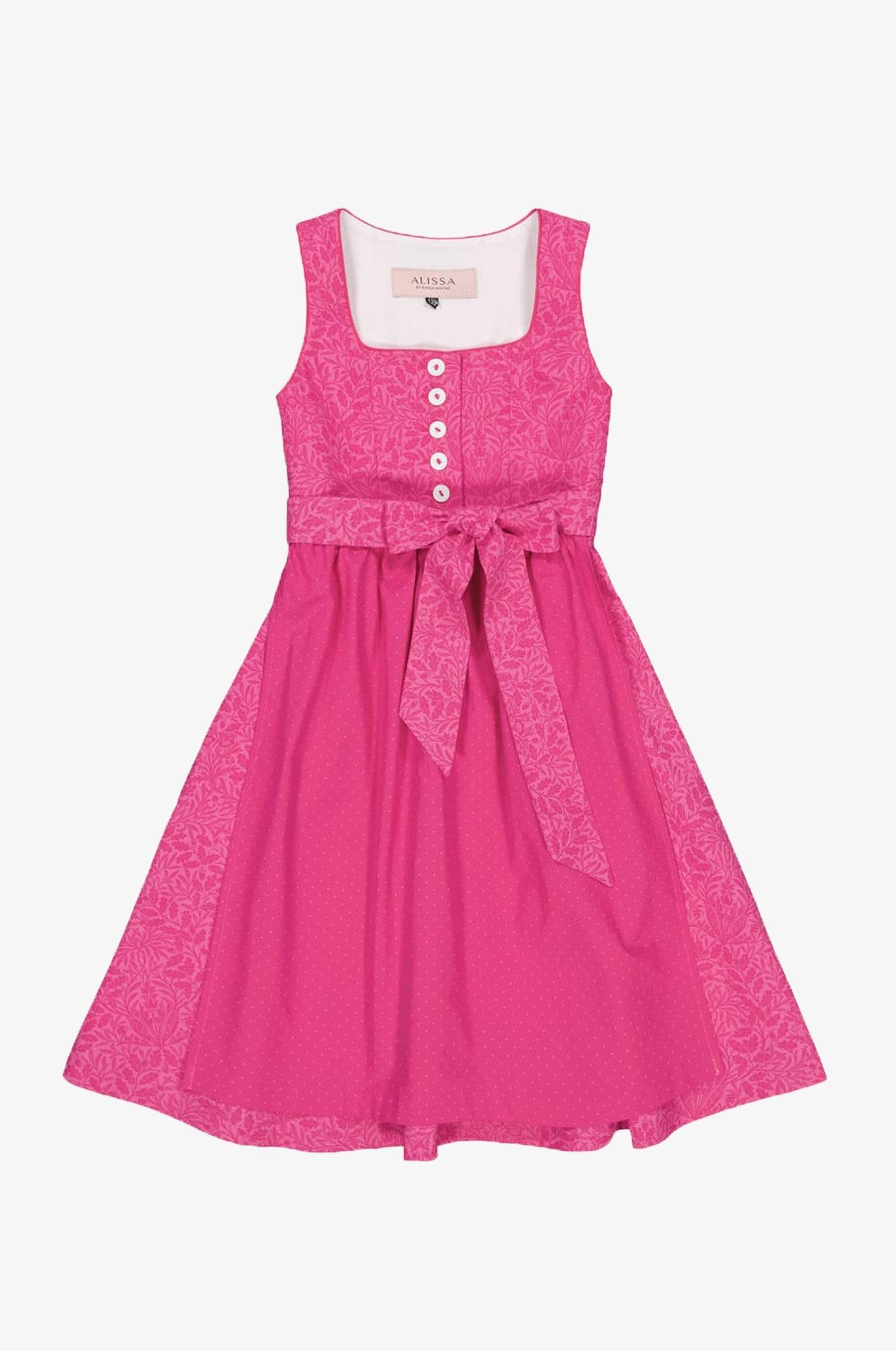 Kinderdirndl Ally in Pink - TRACHT À PORTER