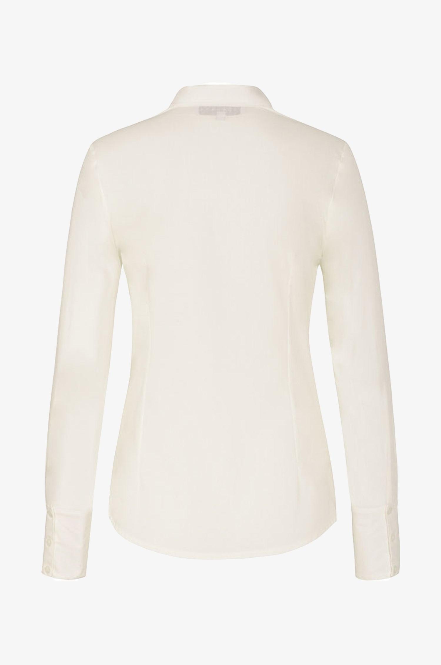 Baumwoll-Bluse Karla in Weiß - TRACHT À PORTER