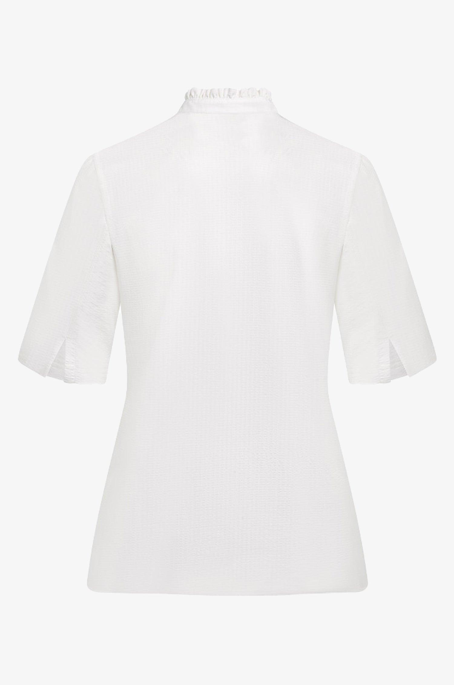 Bluse Hanna in Weiß mit Arm - TRACHT À PORTER