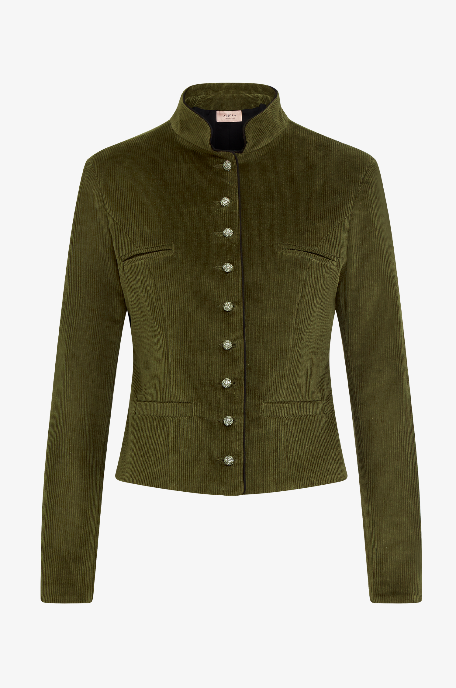 Kordjacke Constanze in Olive