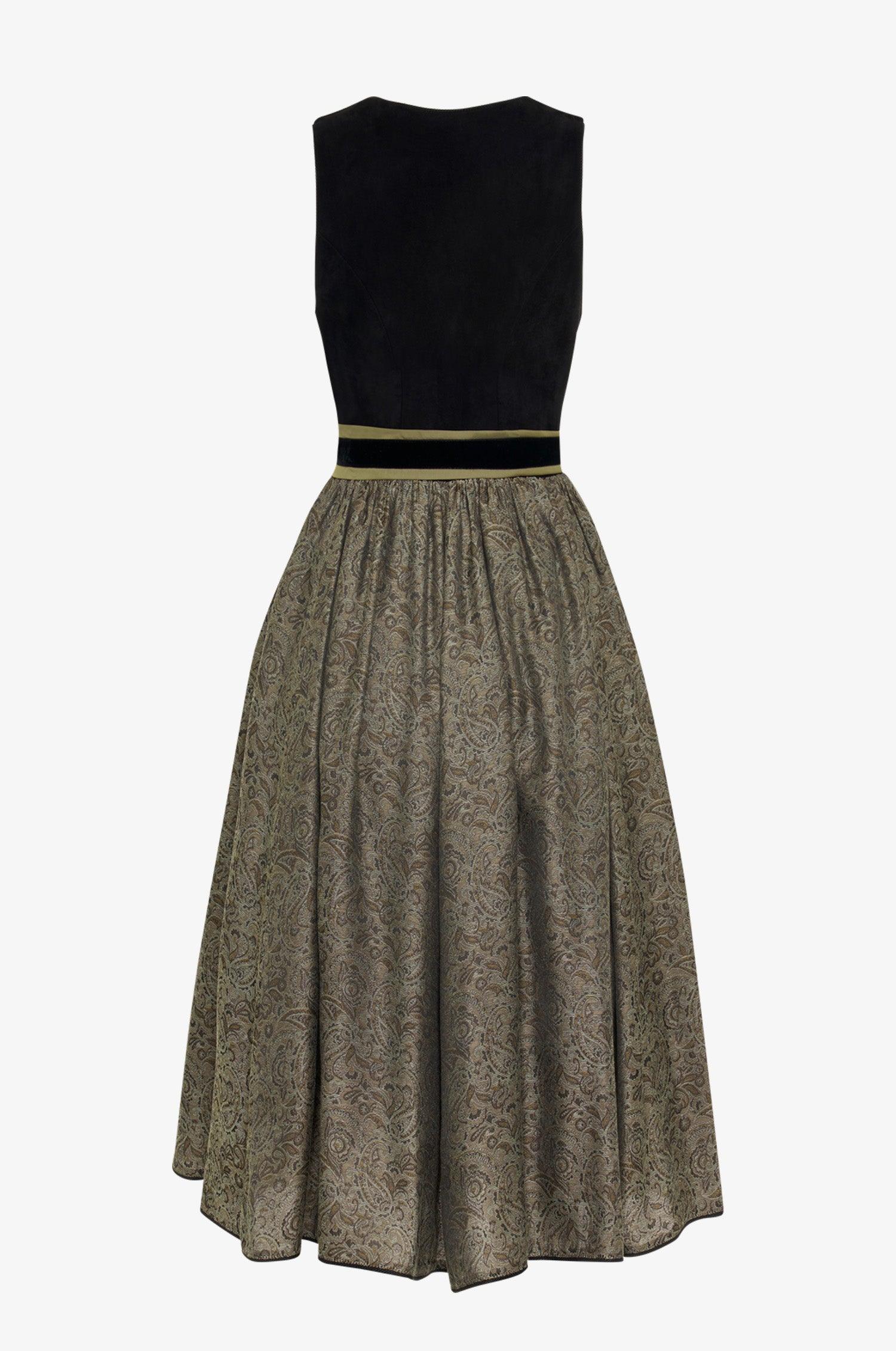 Lederdirndl Maliano in Schwarz - TRACHT À PORTER