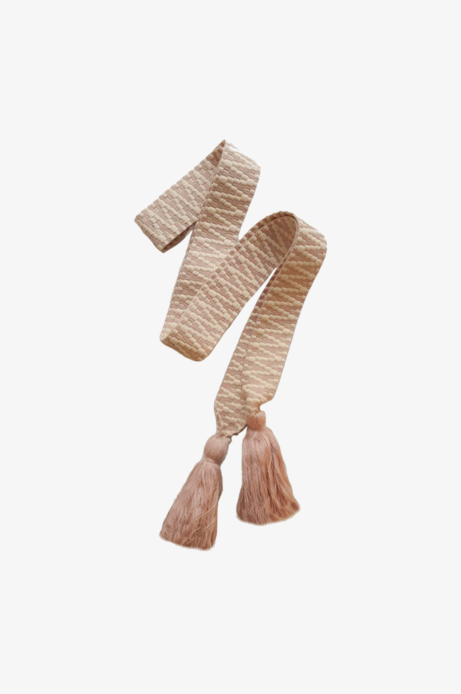 Boho Gürtel in Creme/Rosé - TRACHT À PORTER