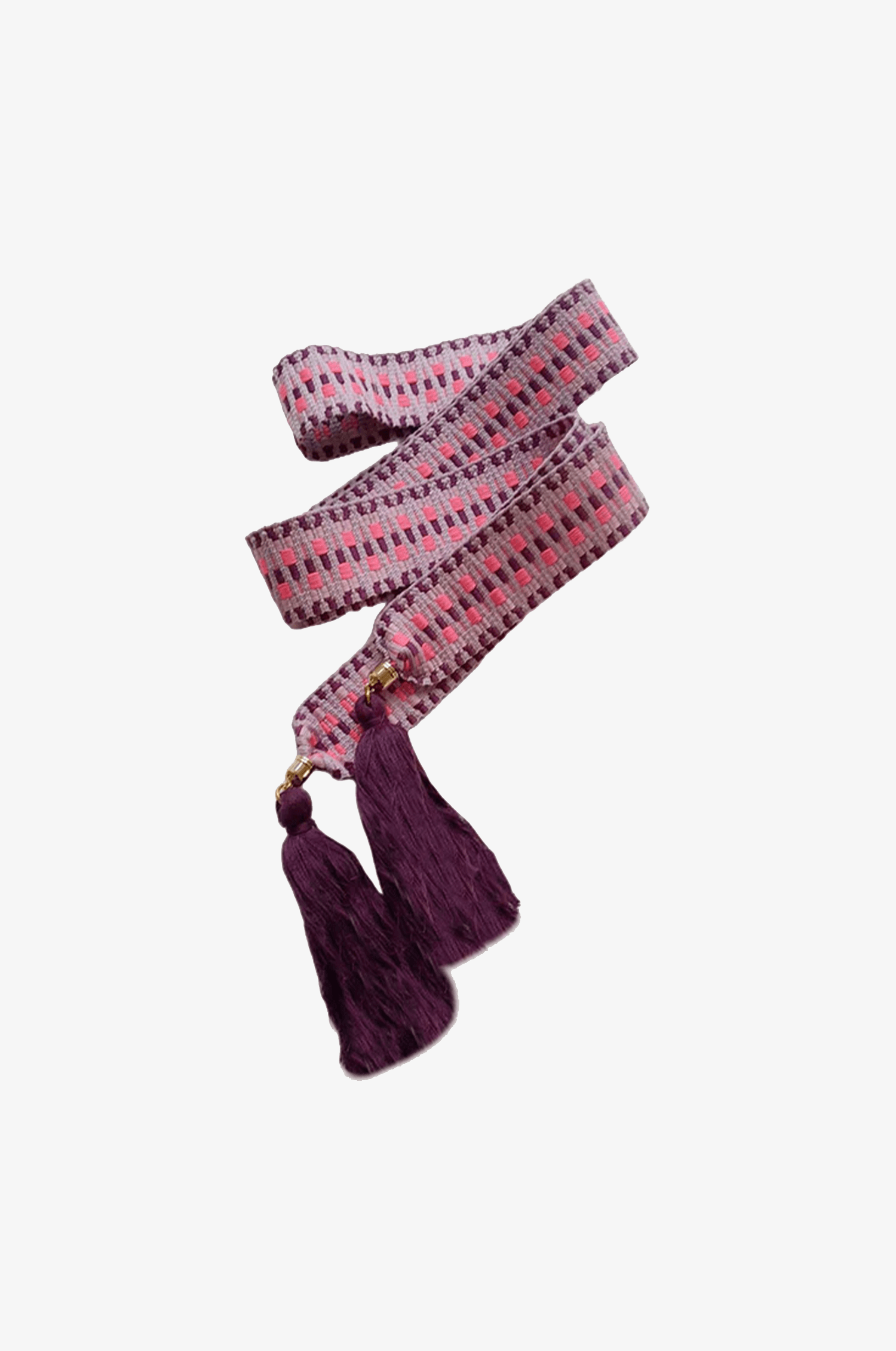 Boho Gürtel in Lila - TRACHT À PORTER