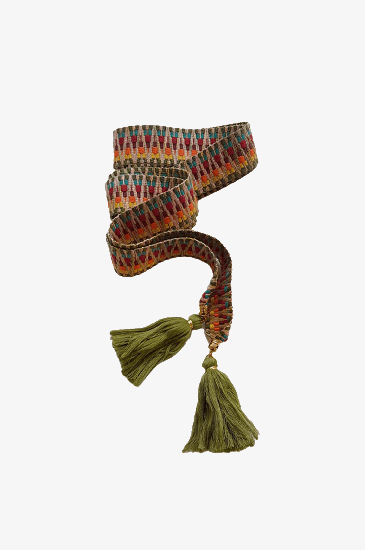Boho Gürtel in Grün - TRACHT À PORTER