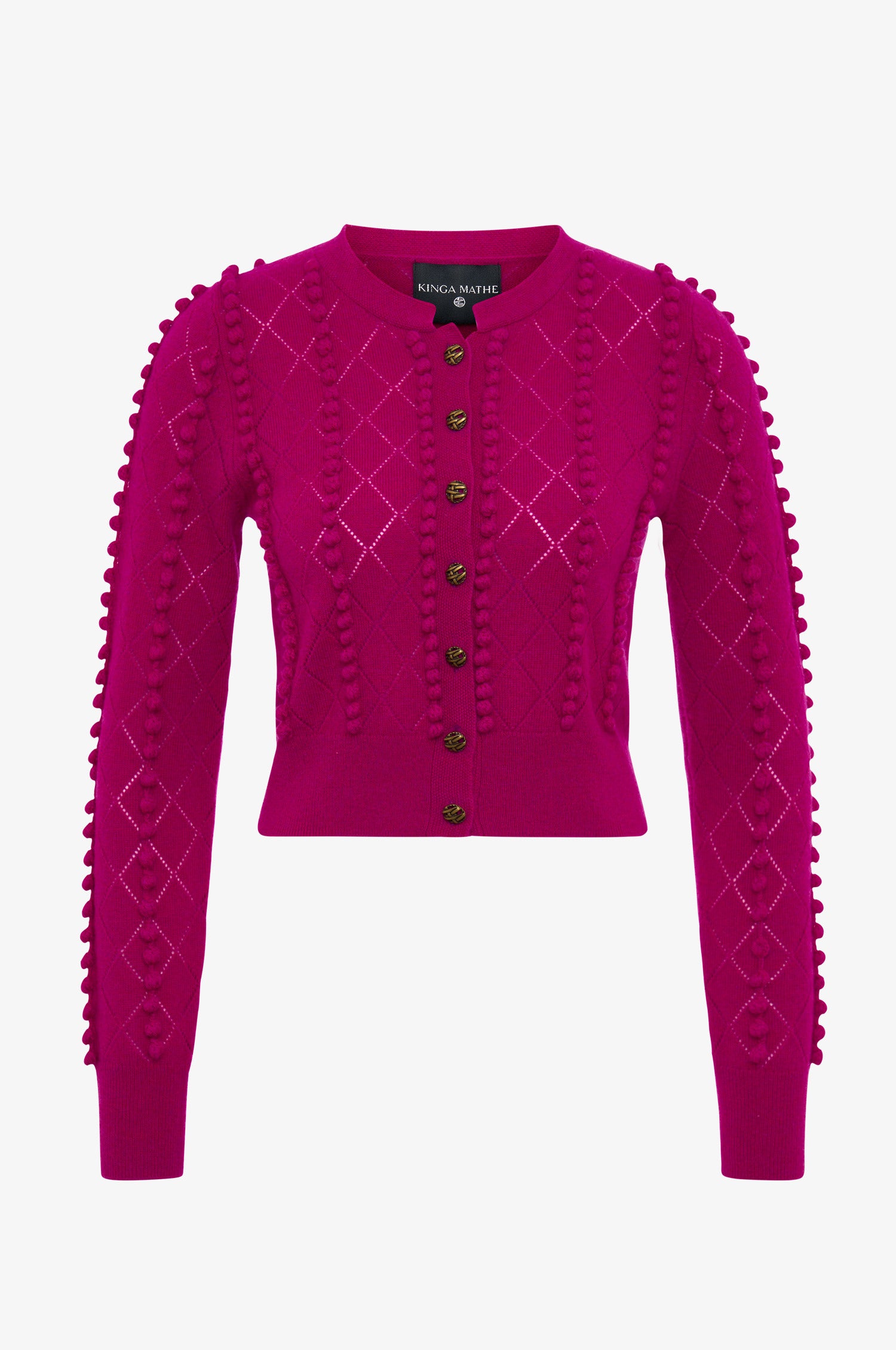 Cashmere Strickjacke Amalia in Pink