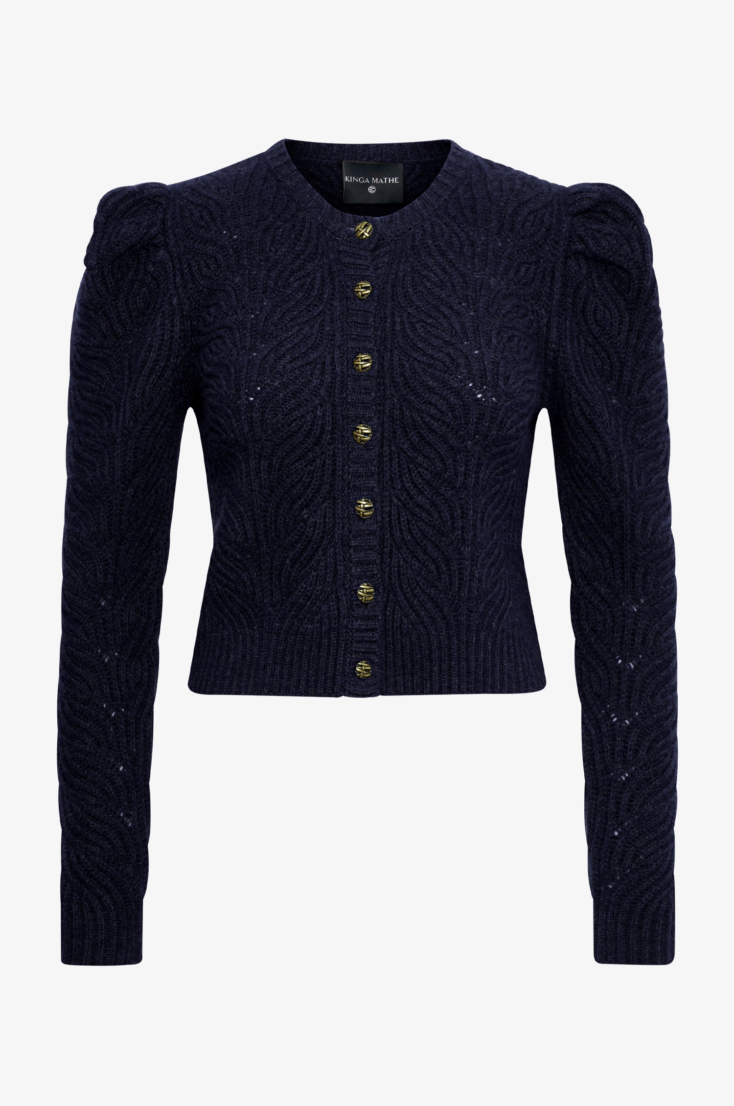 Cashmere Strickjacke Marie in Nachtblau