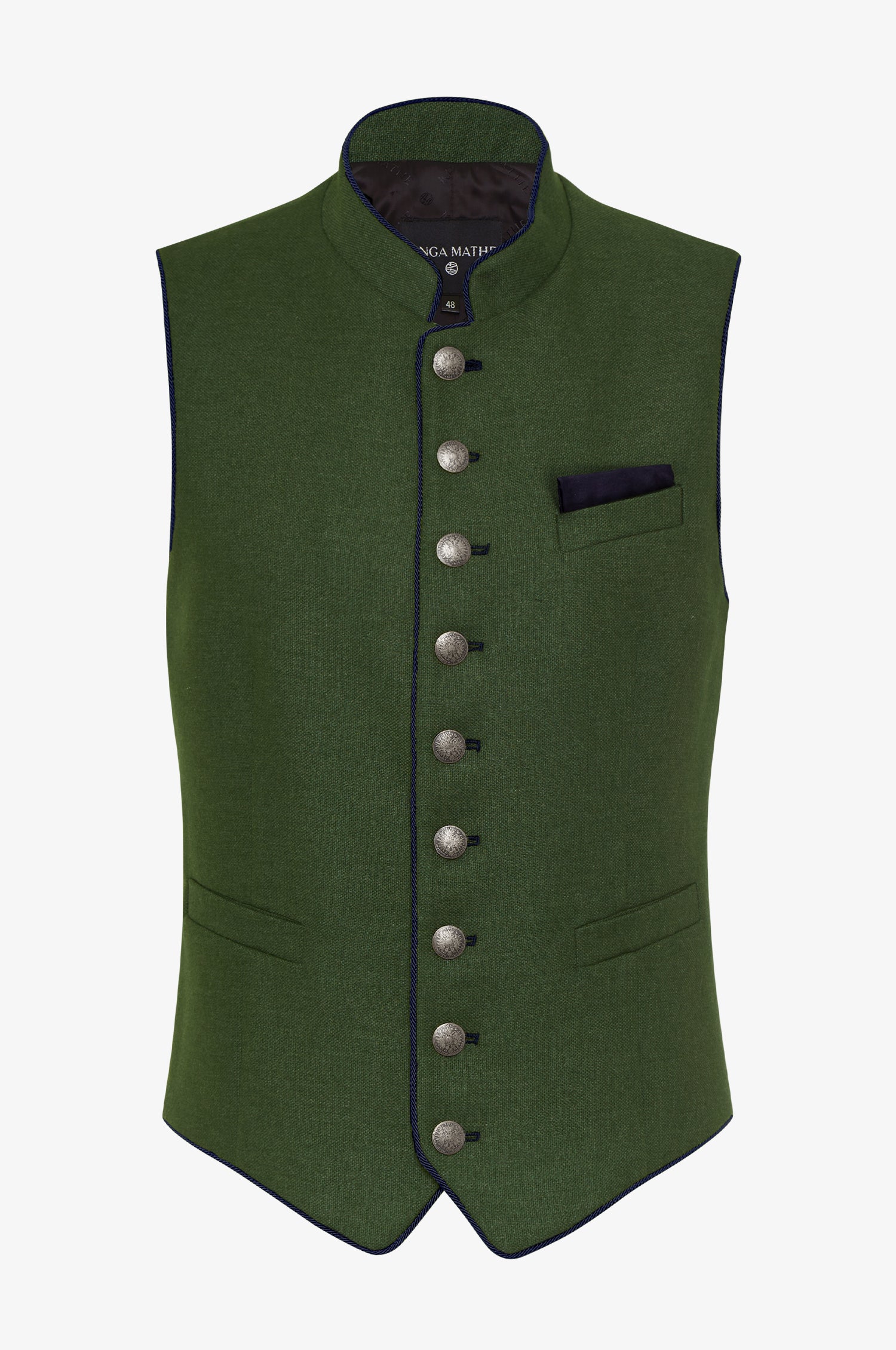 Kinga Mathe Gilet Nick aus Wolle in Grün