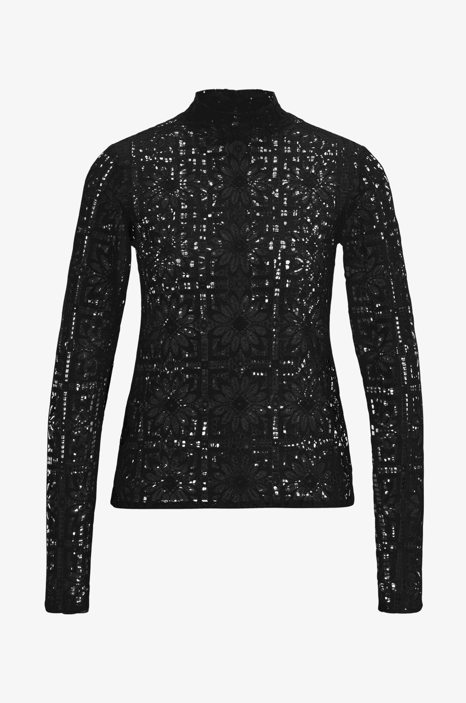 Kinga Mathe Top Carin BOSS in schwarz