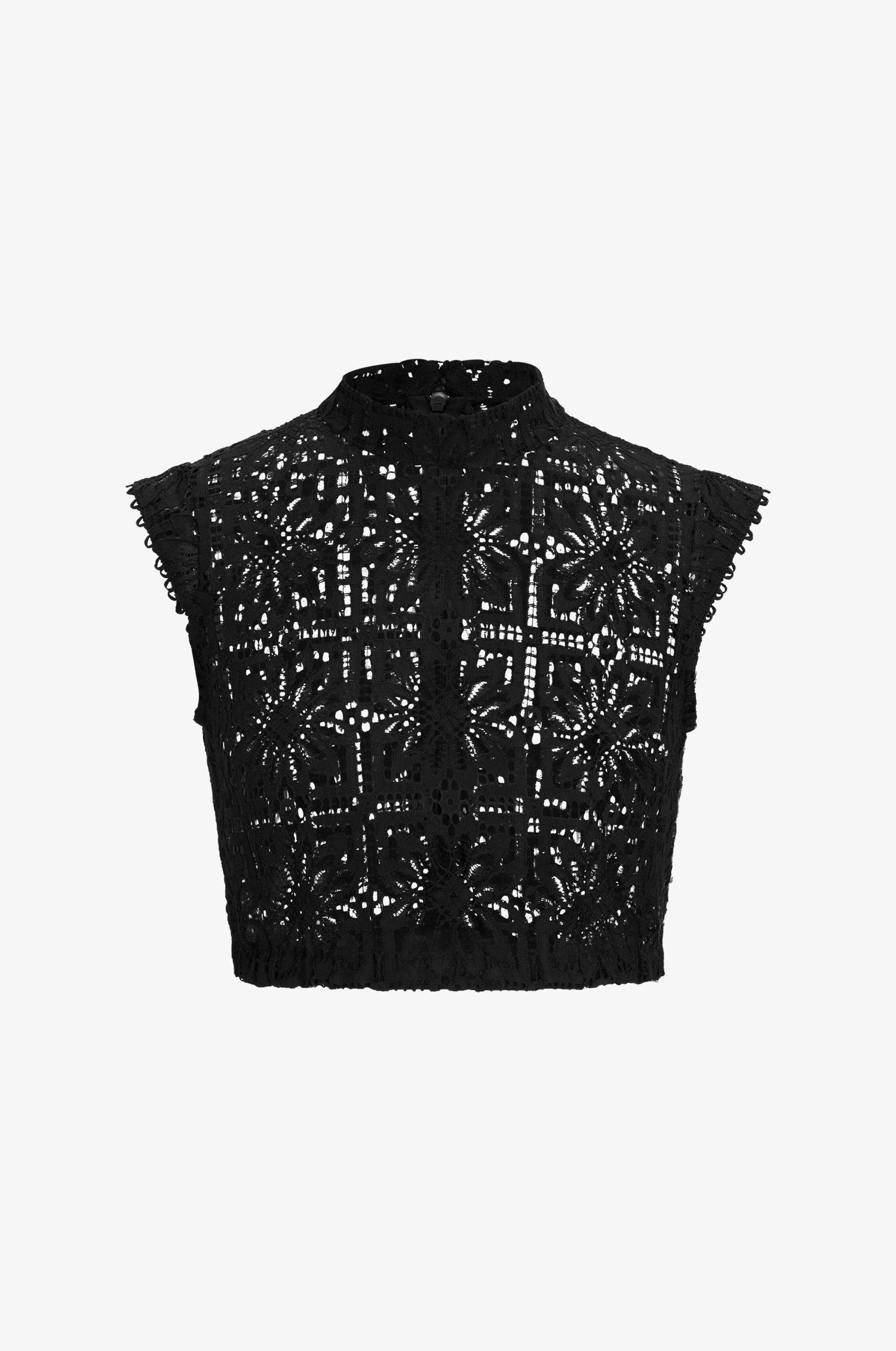 Kinga Mathe Dirndlbluse Heidi BOSS in schwarz