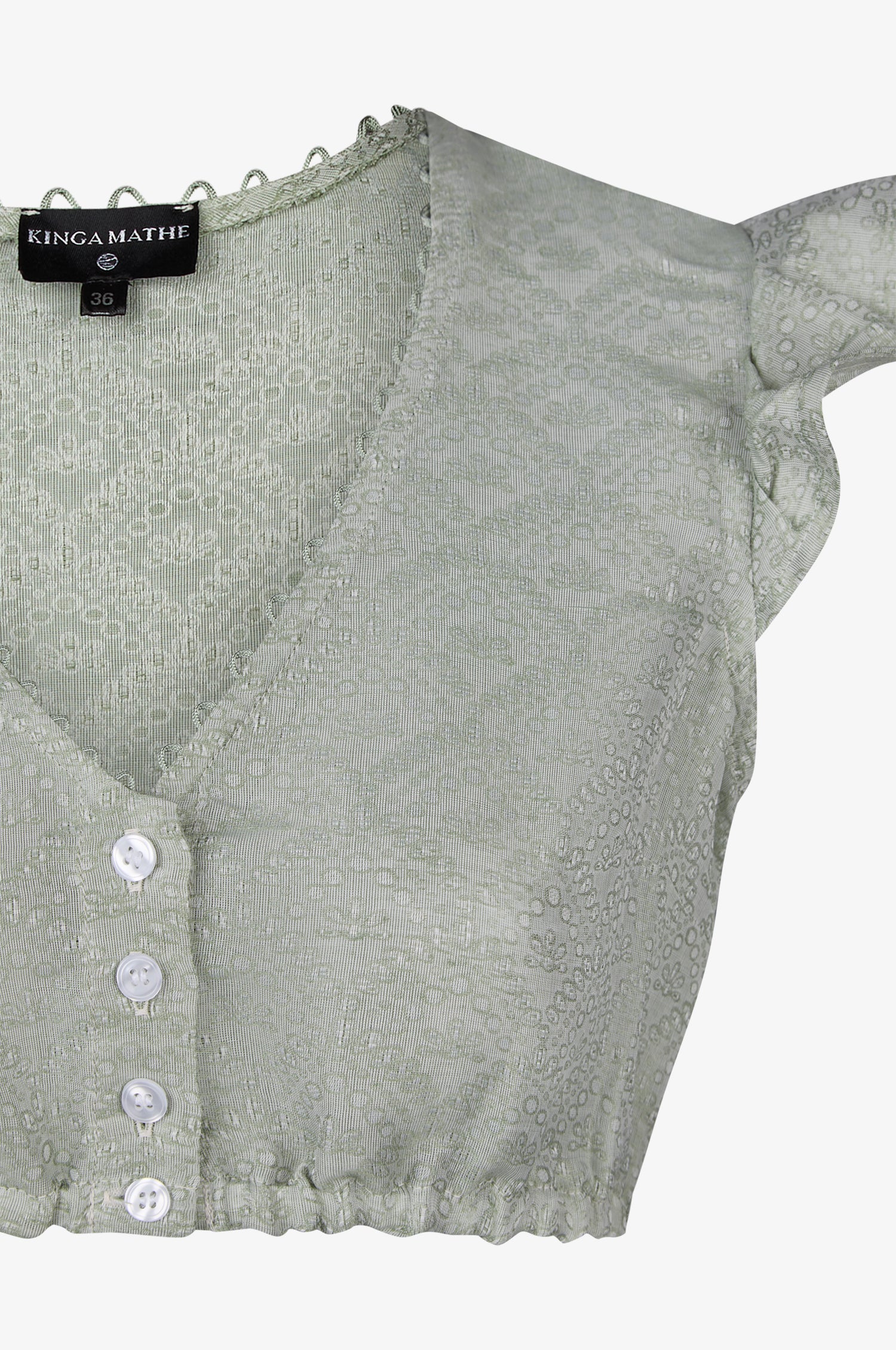 Dirndlbluse Kiki in Mint