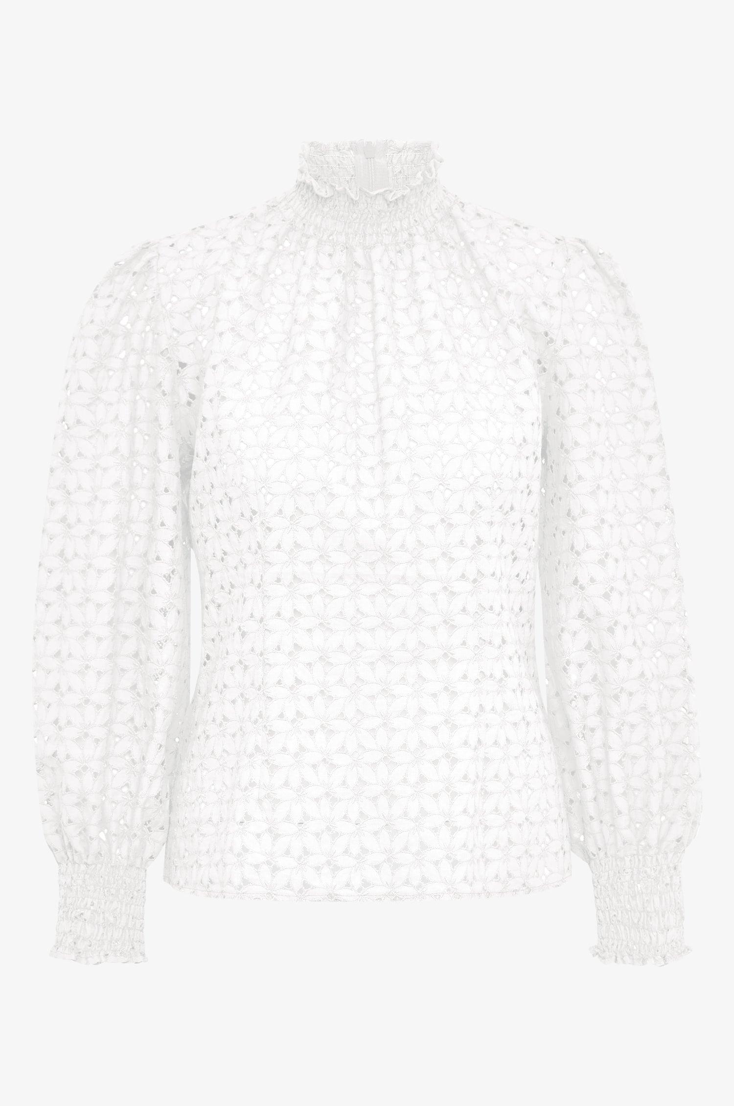 Kinga Mathe Bluse Aurelia in weiß