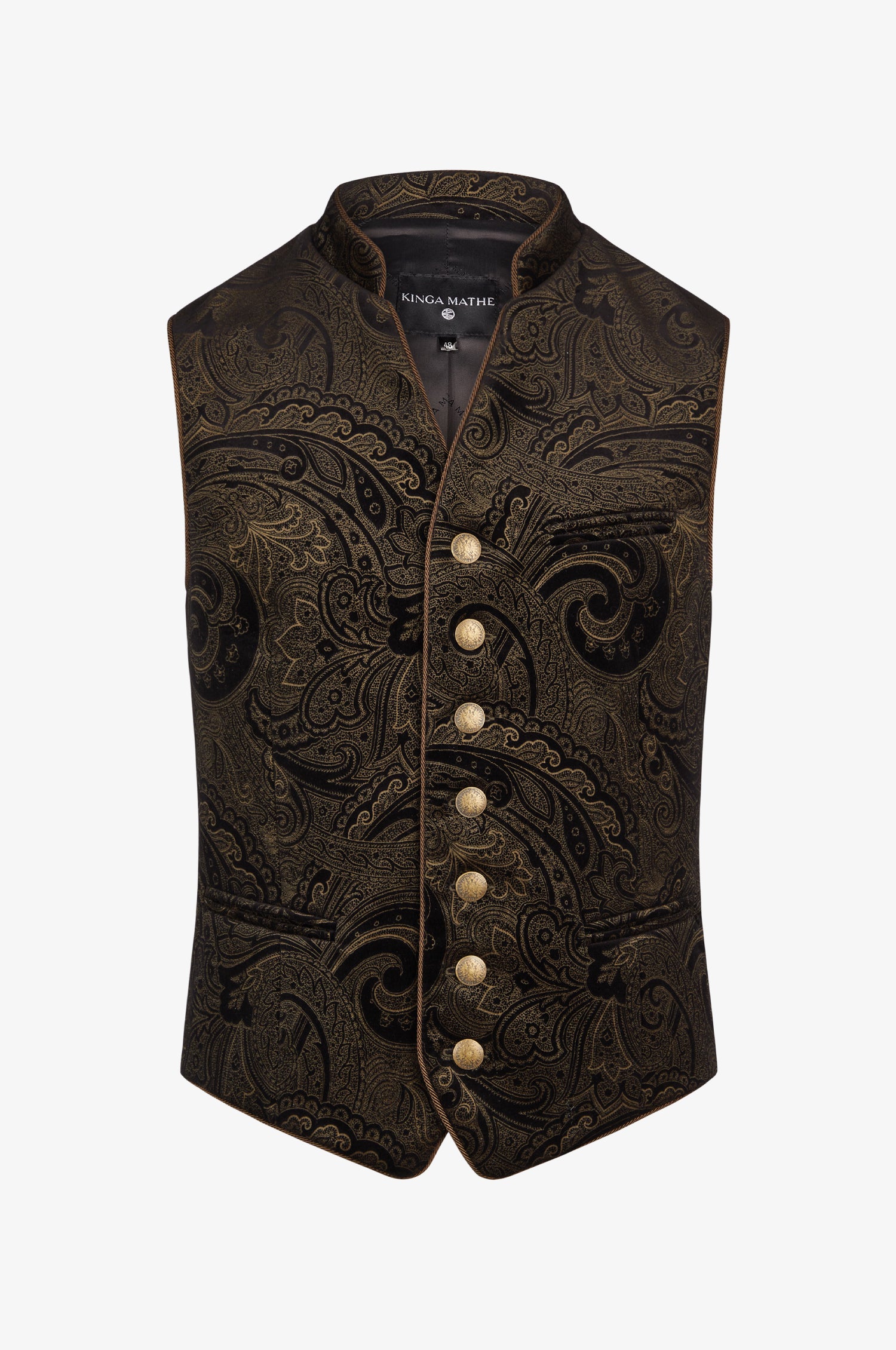 Trachtenweste Henry in Gold