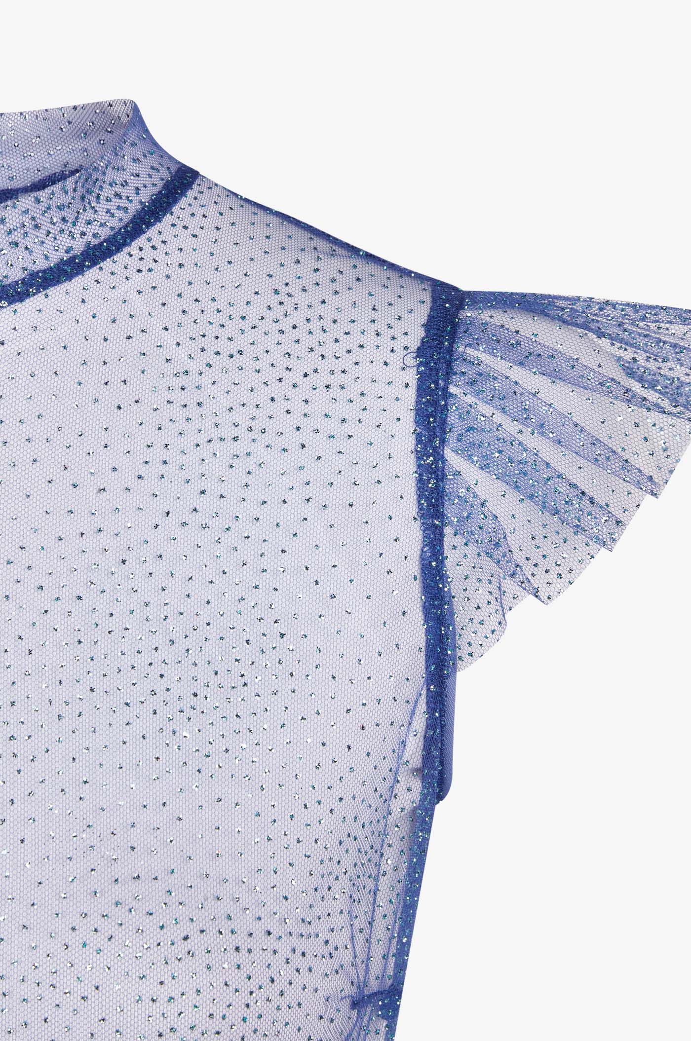 Dirndlbluse Heiki in Blau