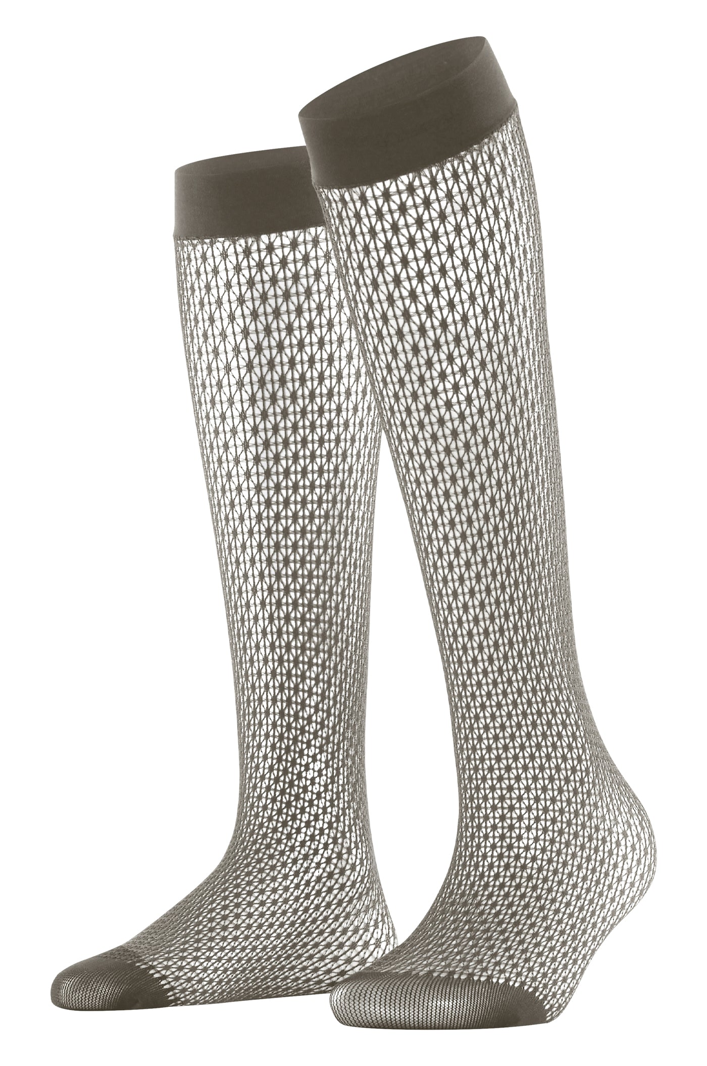 Kniestrümpfe in Taupe