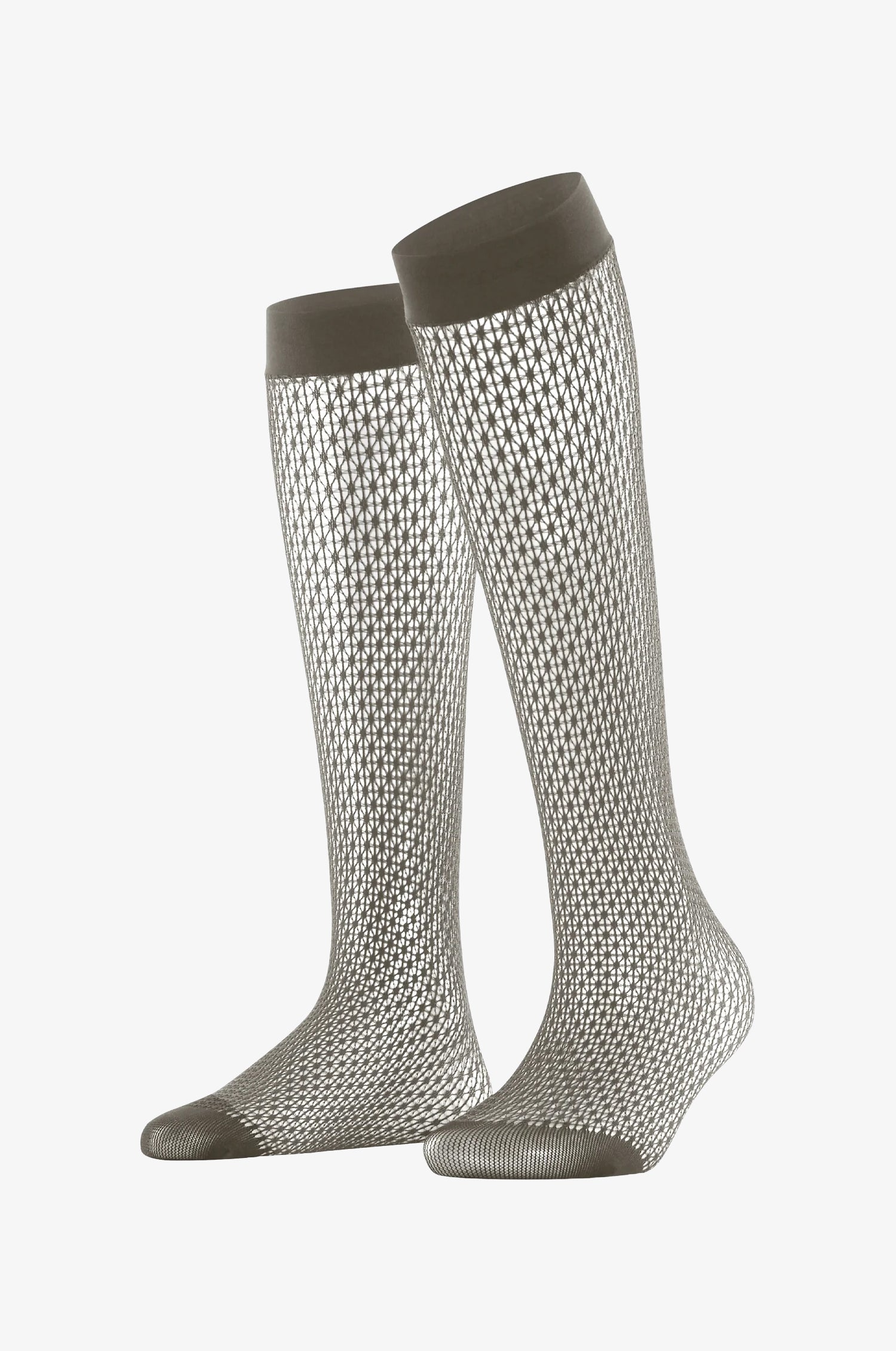 Kniestrümpfe in Taupe