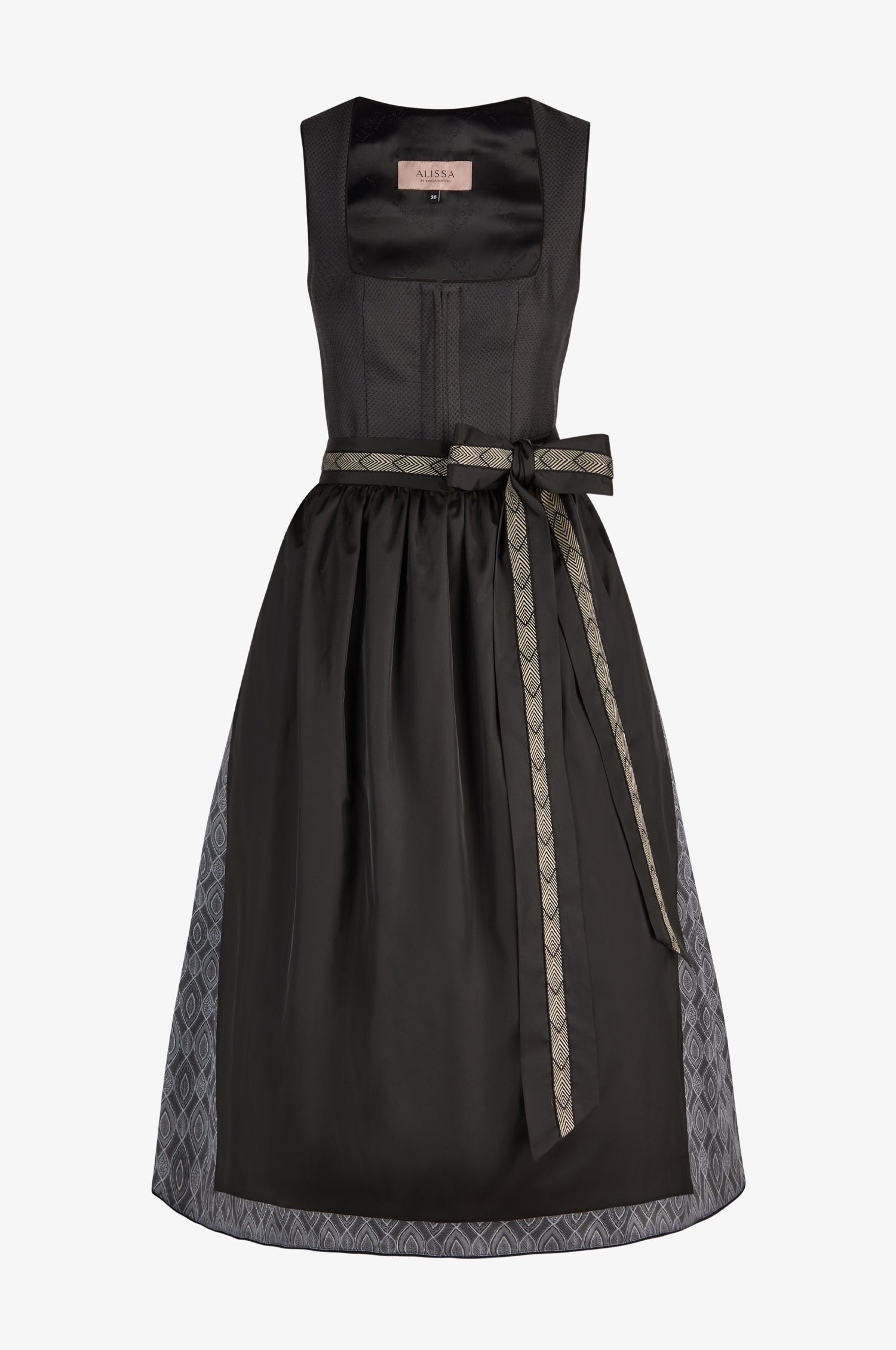 Dirndl Mia in Anthrazit