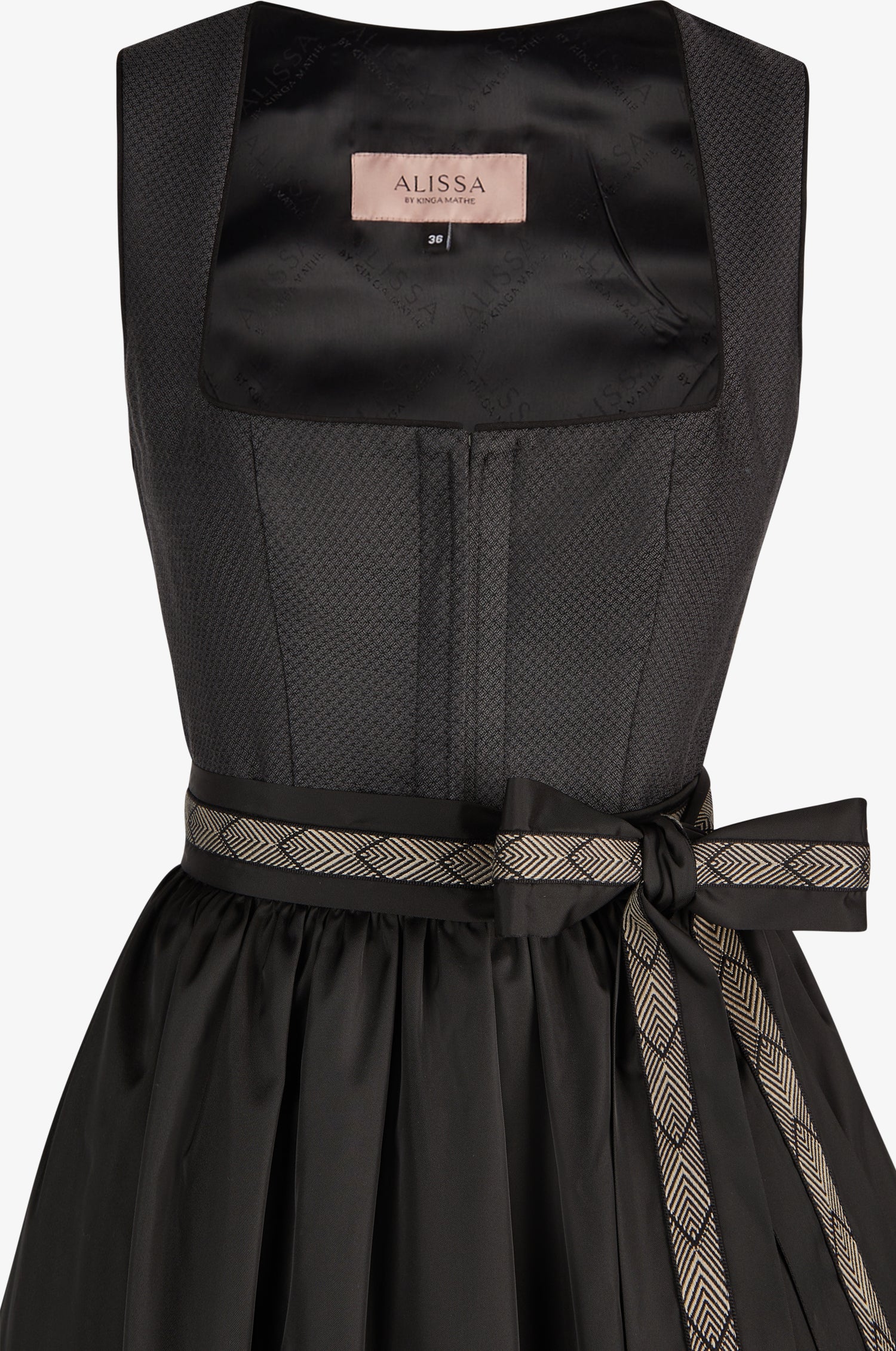 Dirndl Mia in Anthrazit