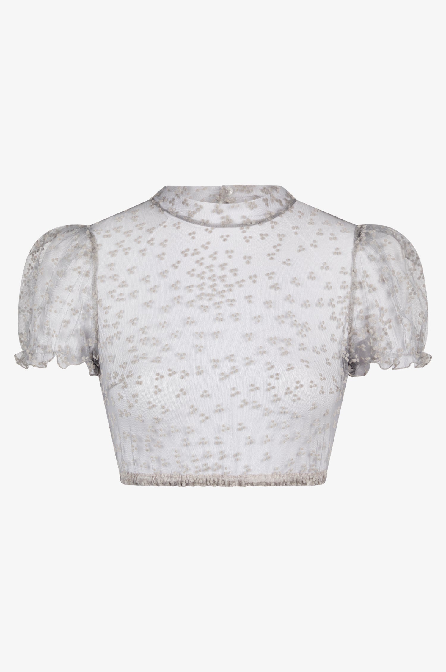 Dirndlbluse Leni in Grau