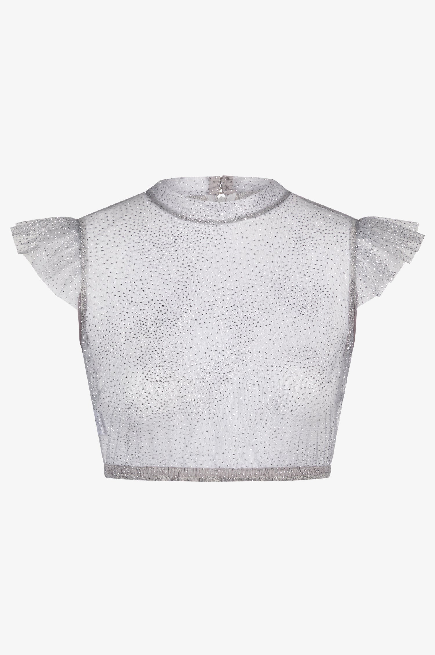 Dirndlbluse Heiki in Silber