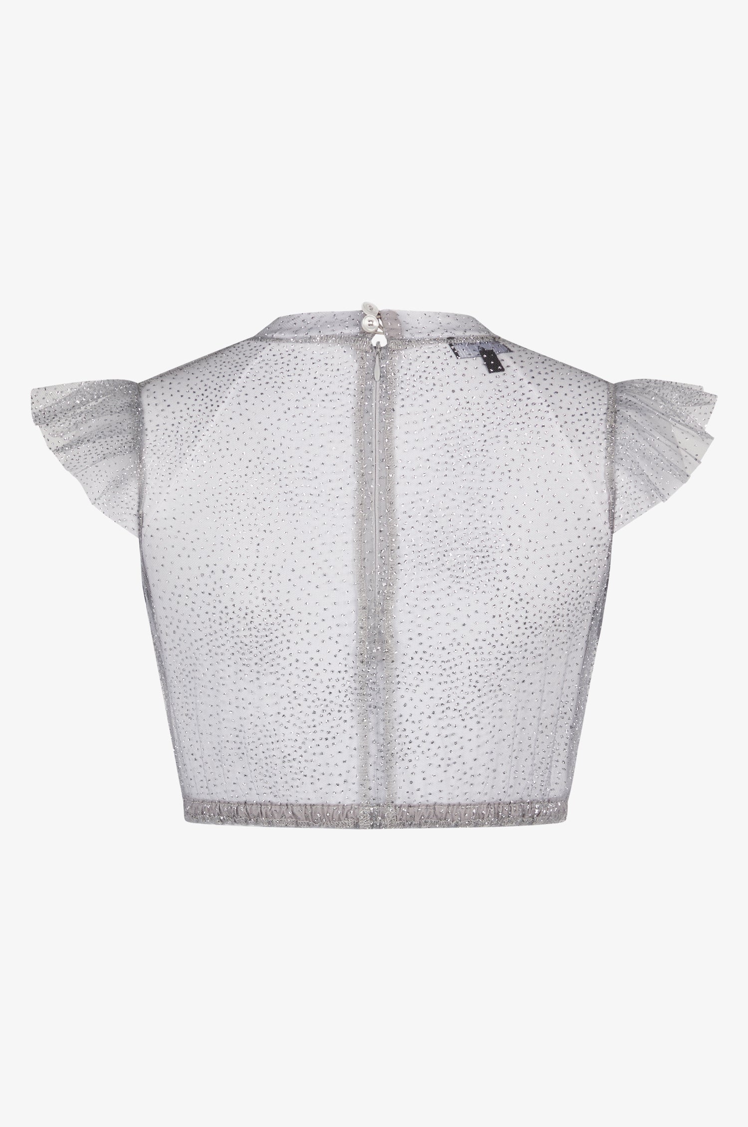 Dirndlbluse Heiki in Silber