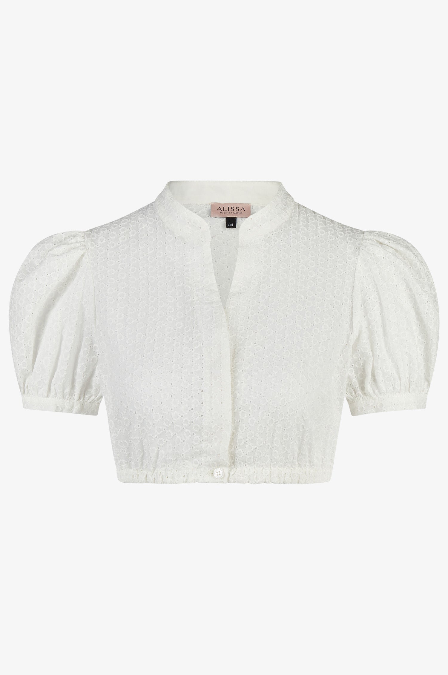 Dirndlbluse Gini in Weiß