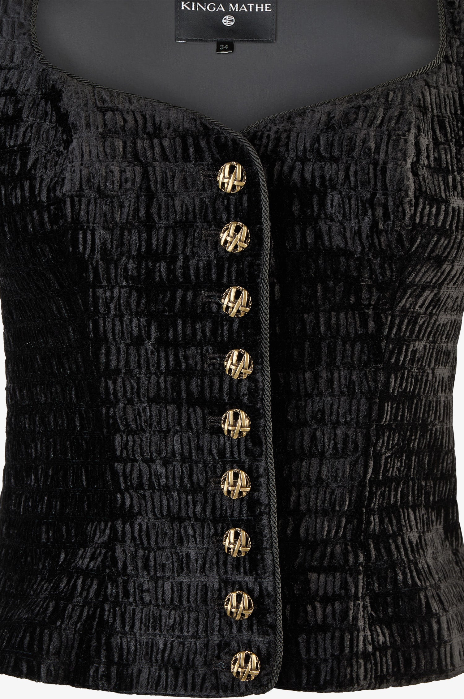 Mieder Juna in Schwarz