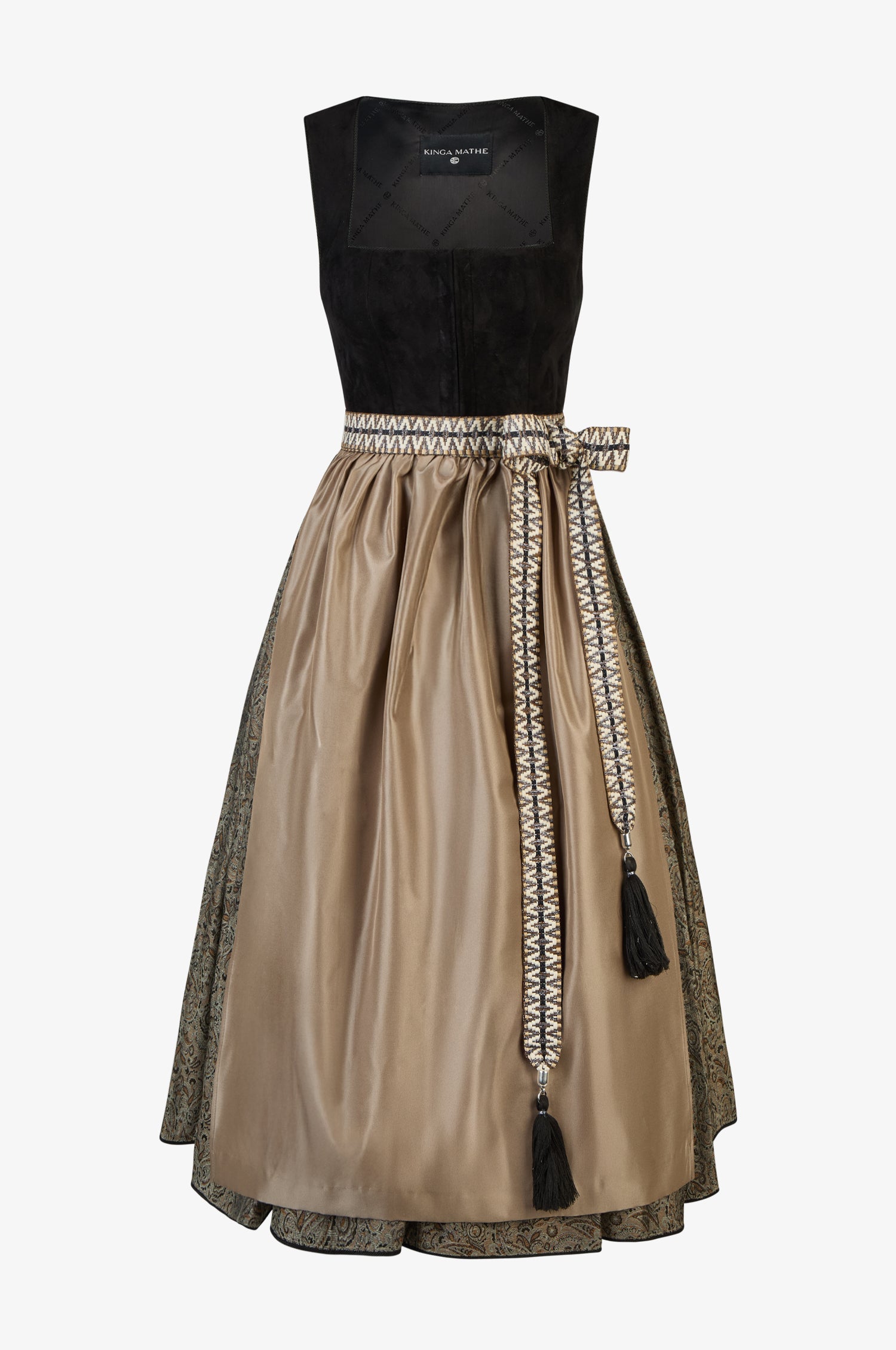 Lederdirndl Maliano in Schwarz