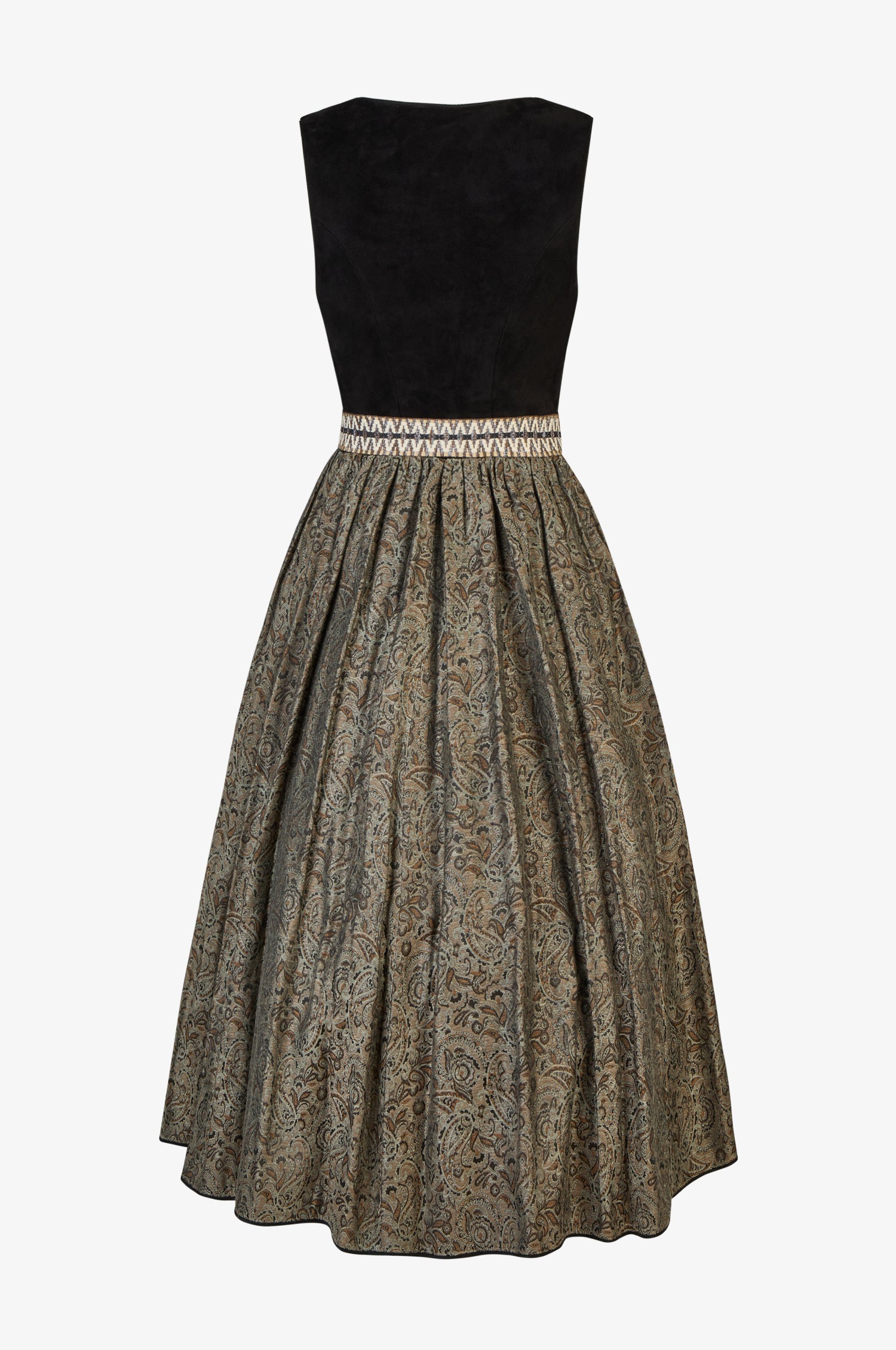 Lederdirndl Maliano in Schwarz