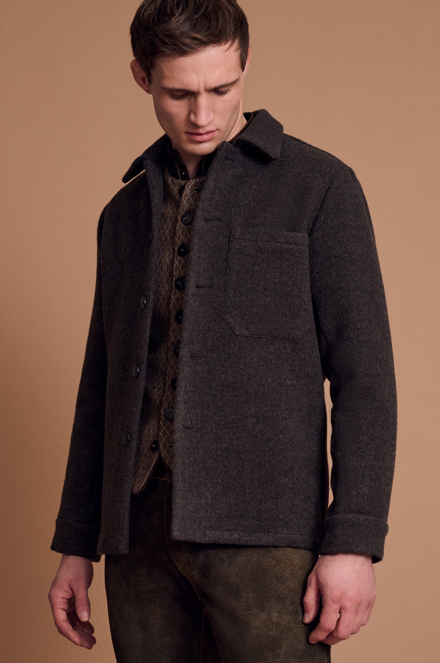 Overjaket Elias in Mocca