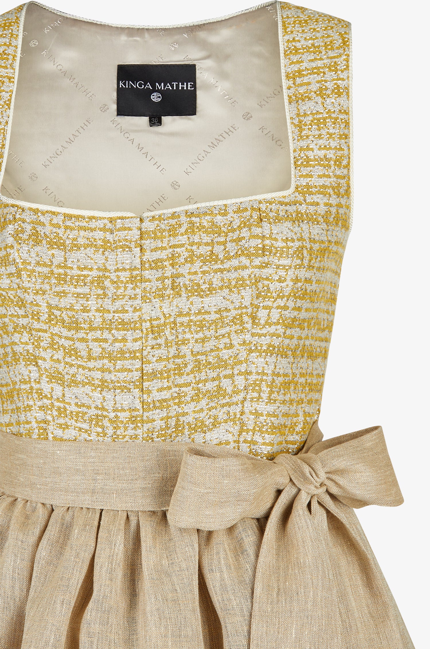 Dirndl Saranda in Gelb