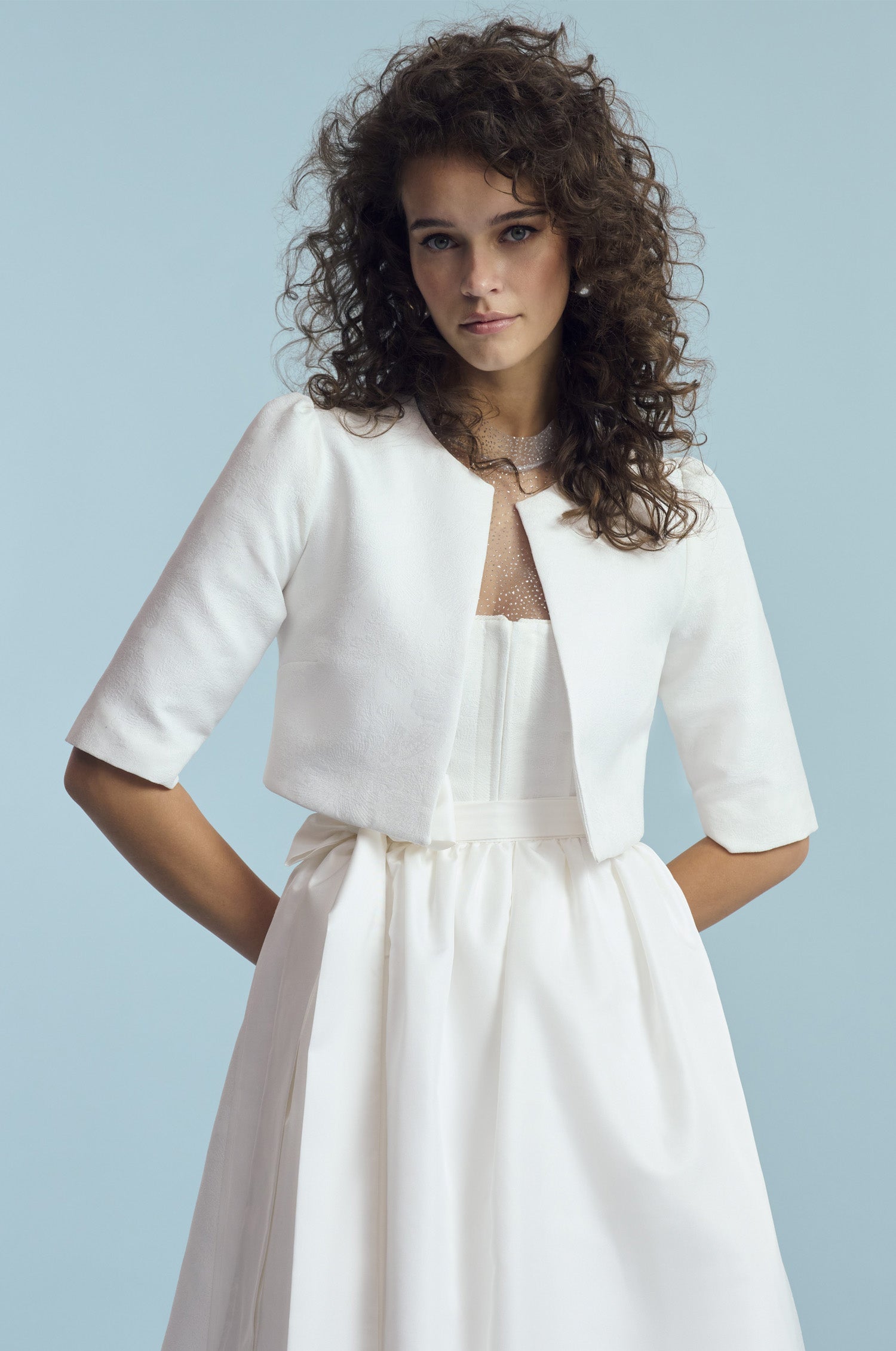 Bolero Marie in Weiß