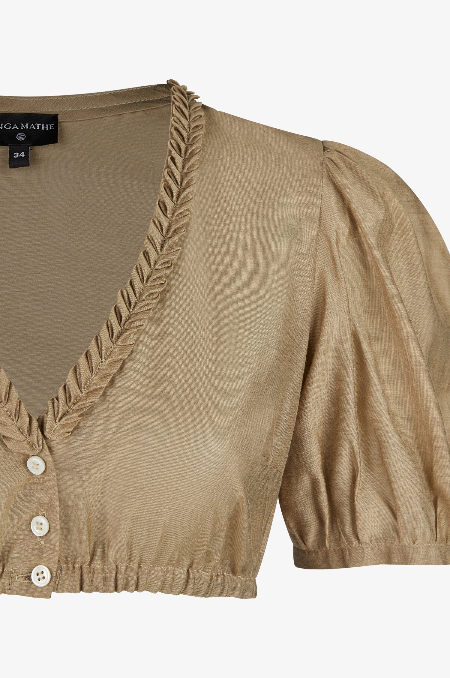 Dirndlbluse Colada in Beige