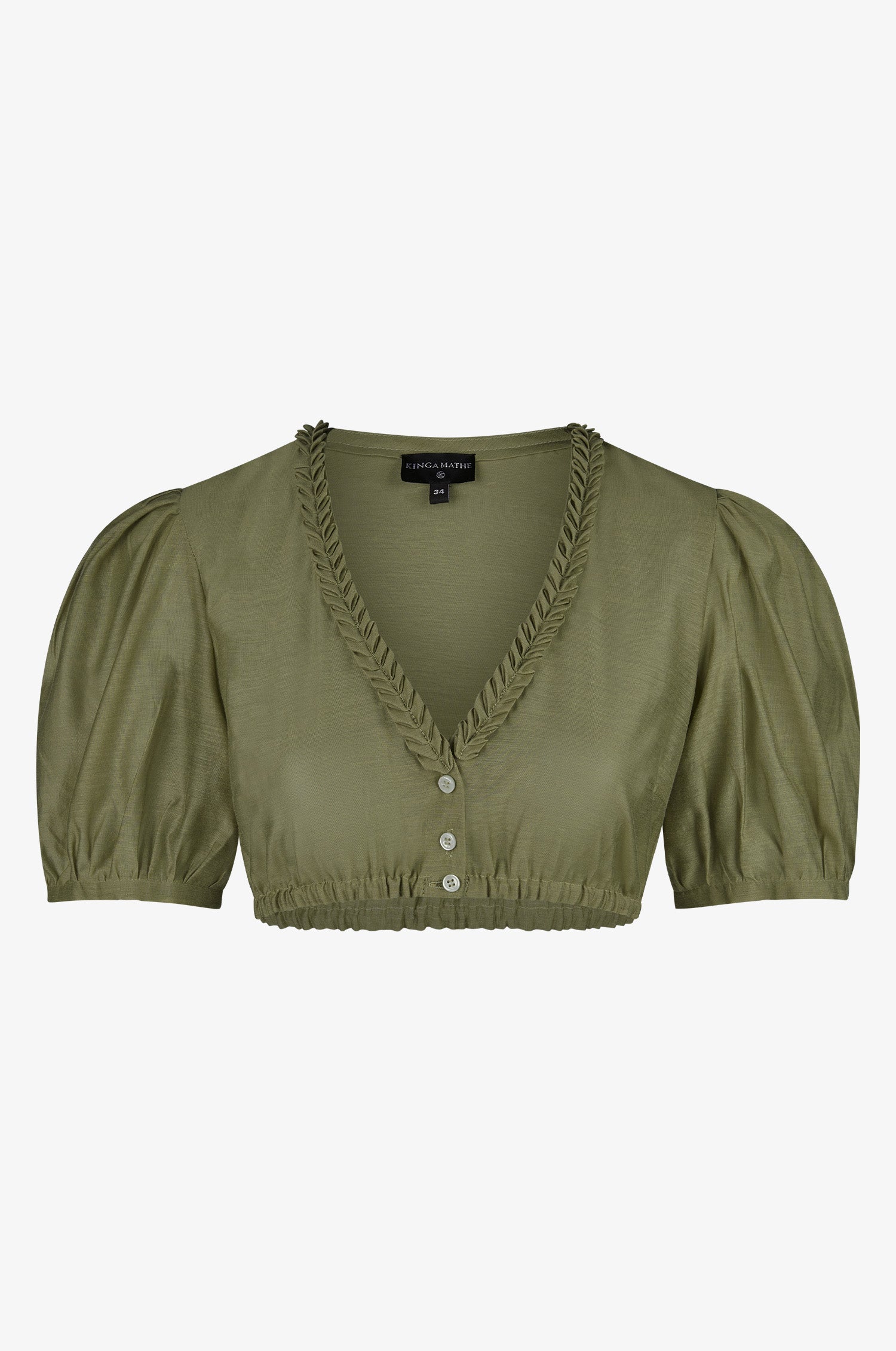 Dirndlbluse Colada in Olive