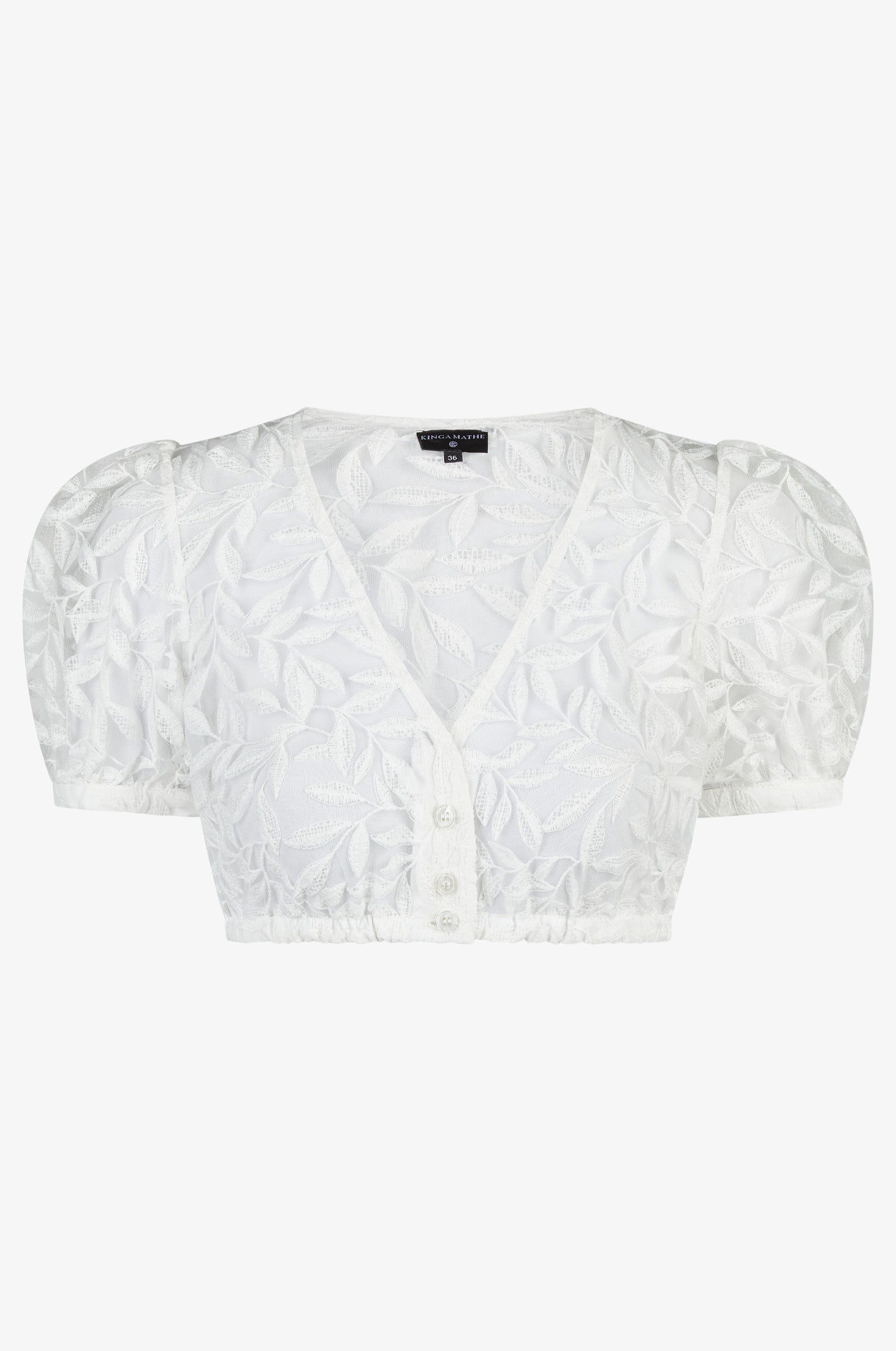 Dirndlbluse Anna in Weiß