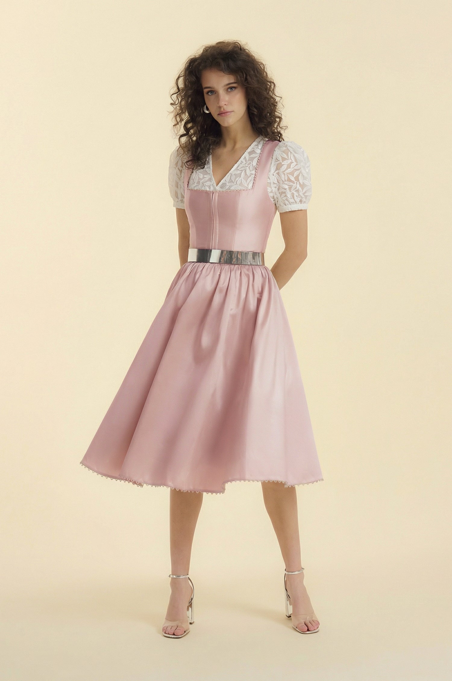 Dirndlbluse Anna in Weiß