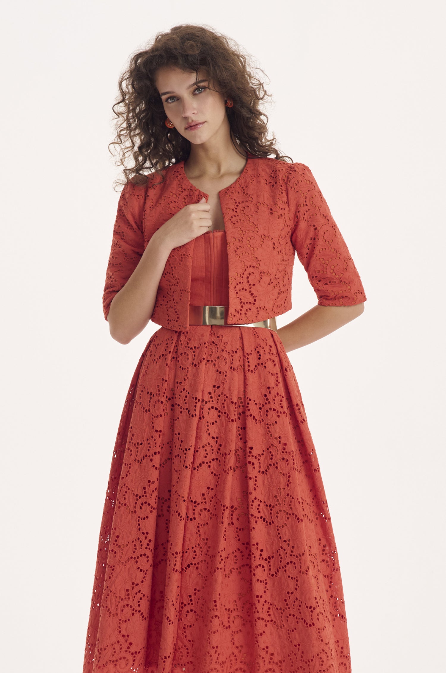 Dirndlkleid Modena in Orange