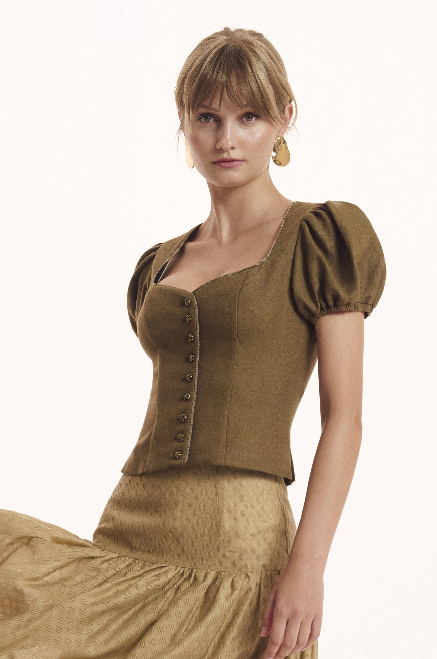 Mieder Juna in Khaki