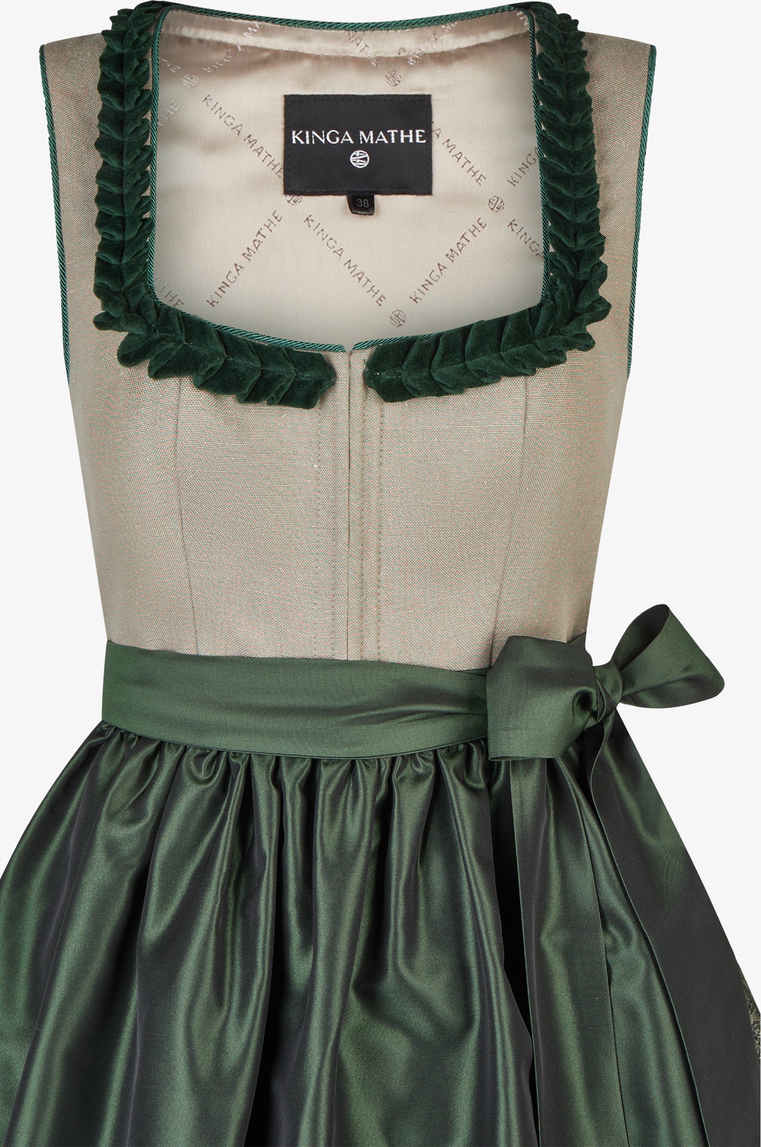 Dirndl Amadora in Jagd-Smaragd
