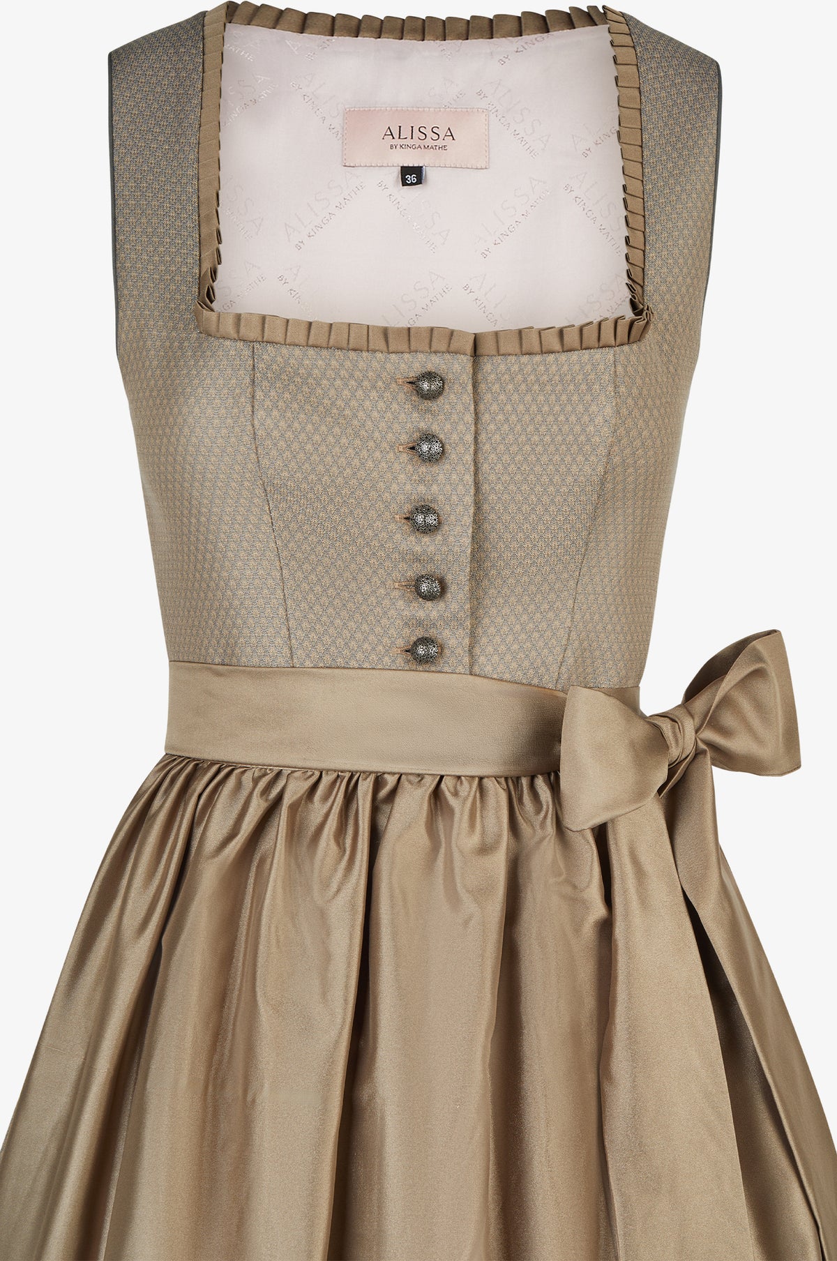 Dirndl Iva in Taupe